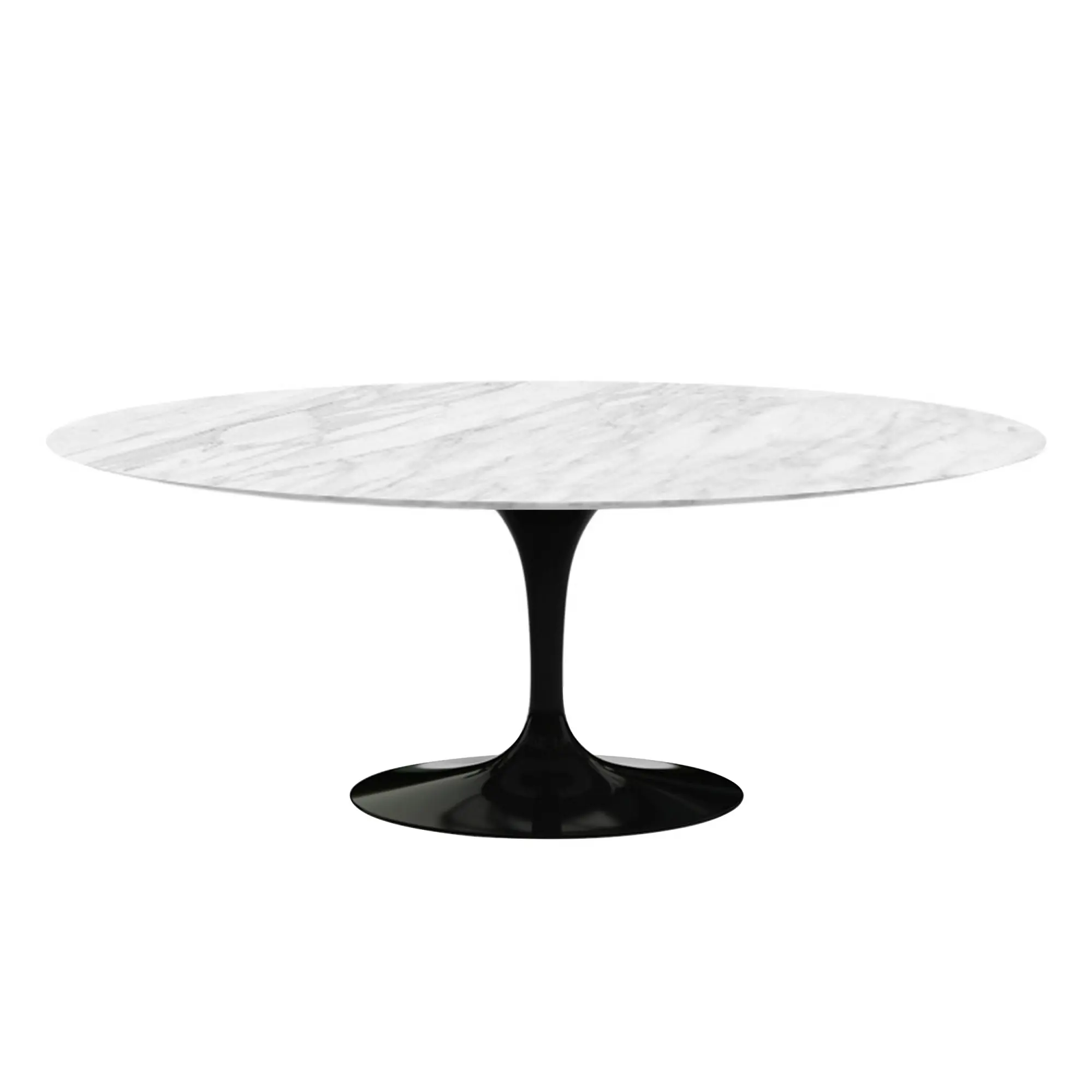 Saarinen Oval matbord 198 cm Black
