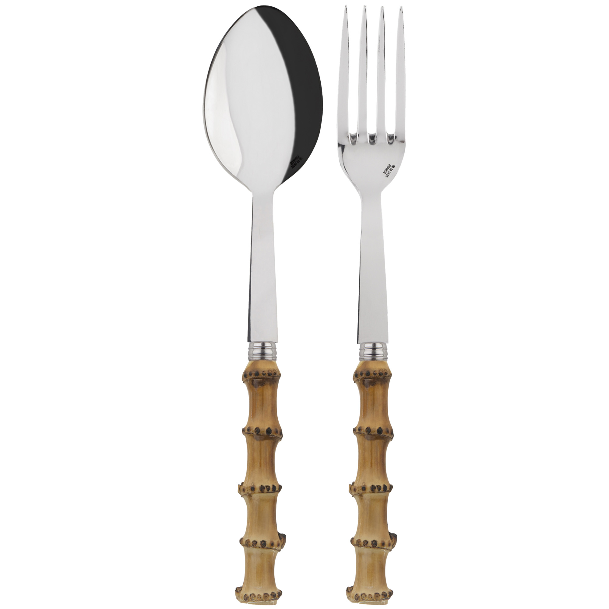 Sabre Paris - Panda Serving Set Bamboo - Serveringsbestick - Pascale Gelb | Servering - Bestick - Serveringsbestick | Möbelexperten