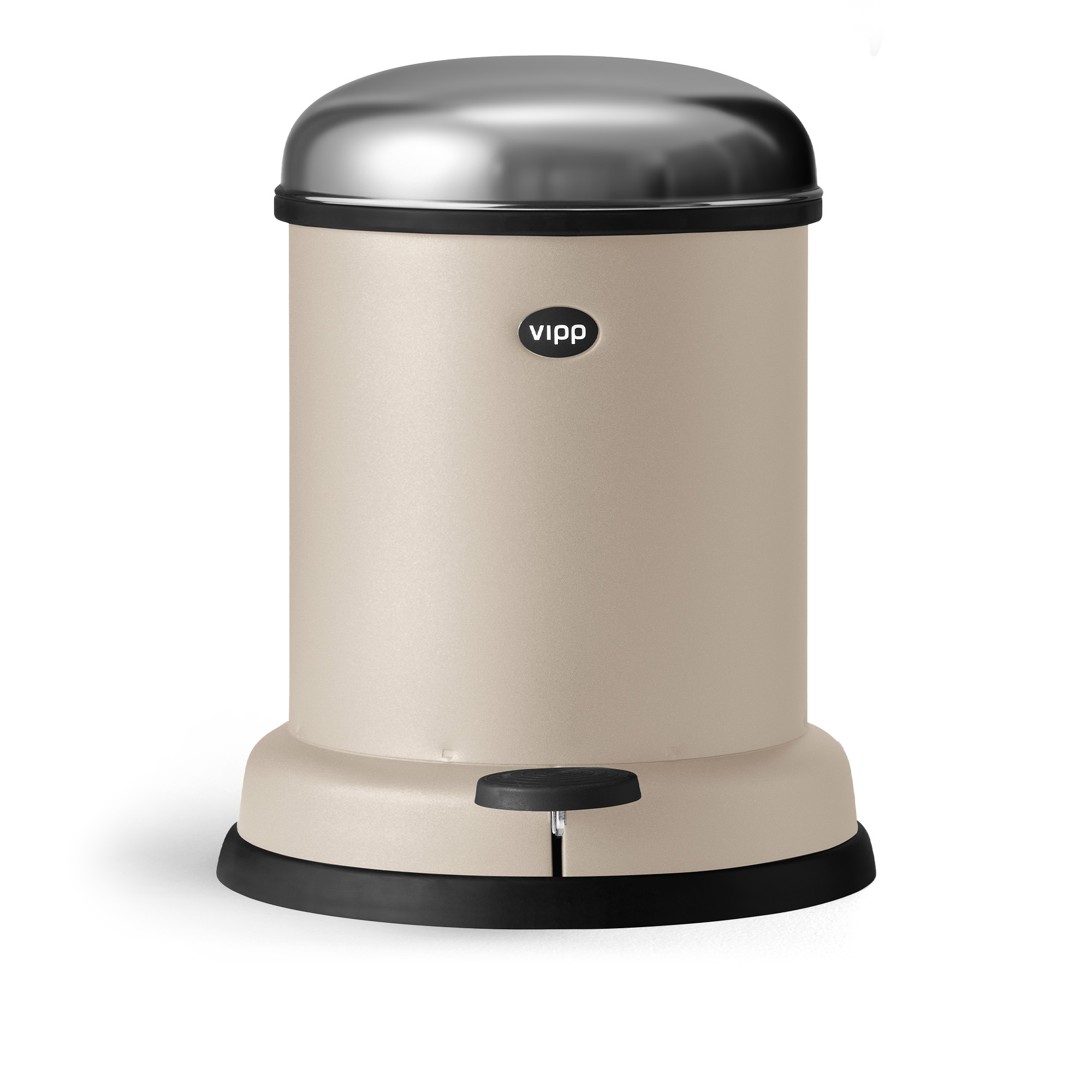 Vipp - Vipp14 soptunna pedal 8L beige - Pedalhinkar - Beige | Inredning - Badrumsinredning - Pedalhinkar | Möbelexperten