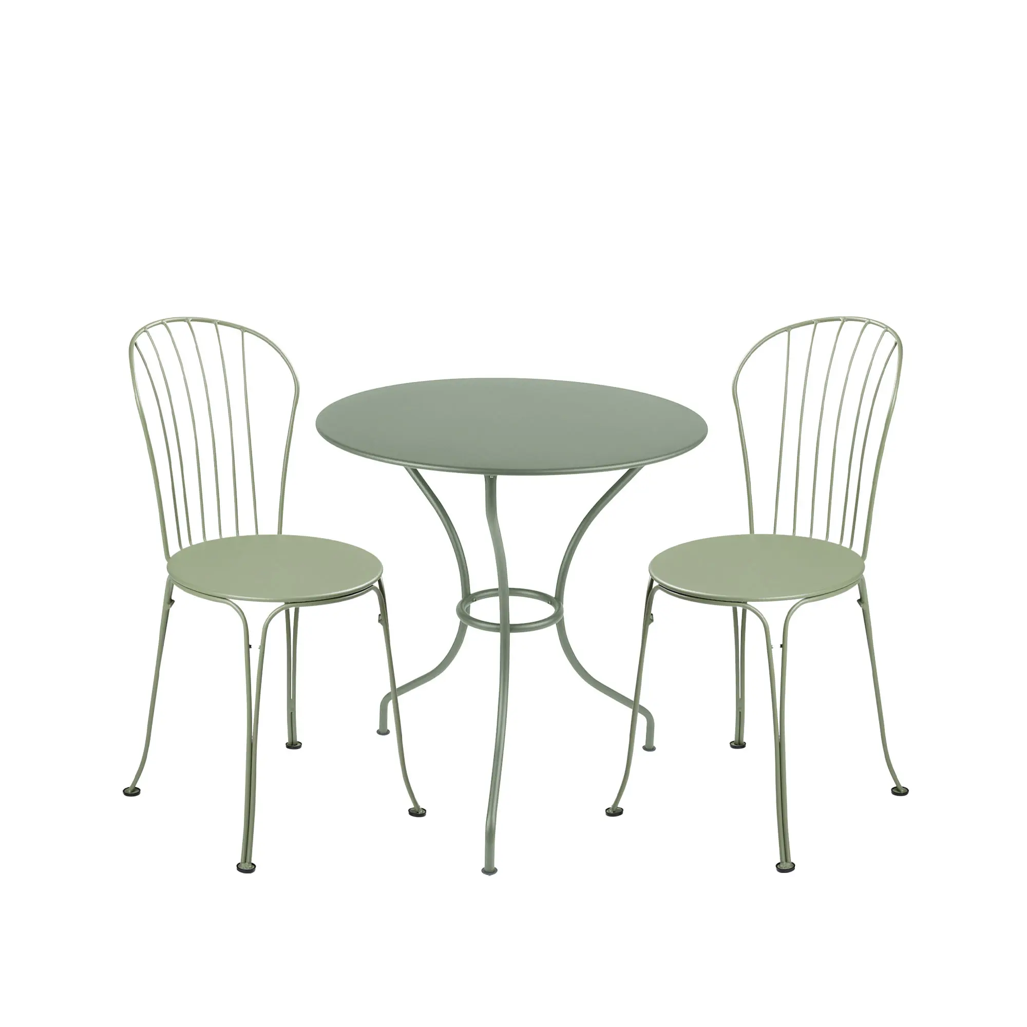 Opéra+ matgrupp pedestalbord Ø67cm & 2 stolar