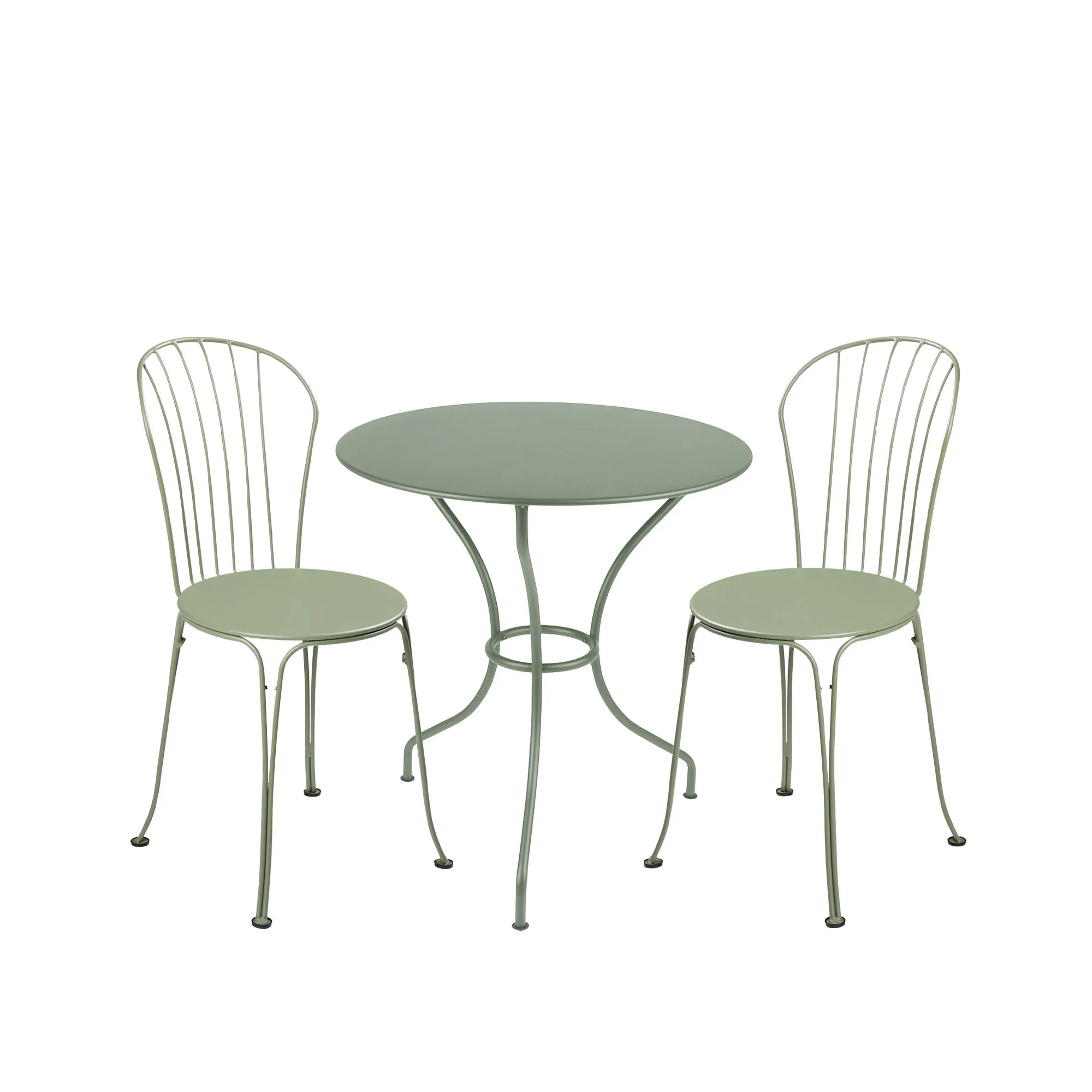 Opéra+ matgrupp pedestalbord Ø67cm & 2 stolar