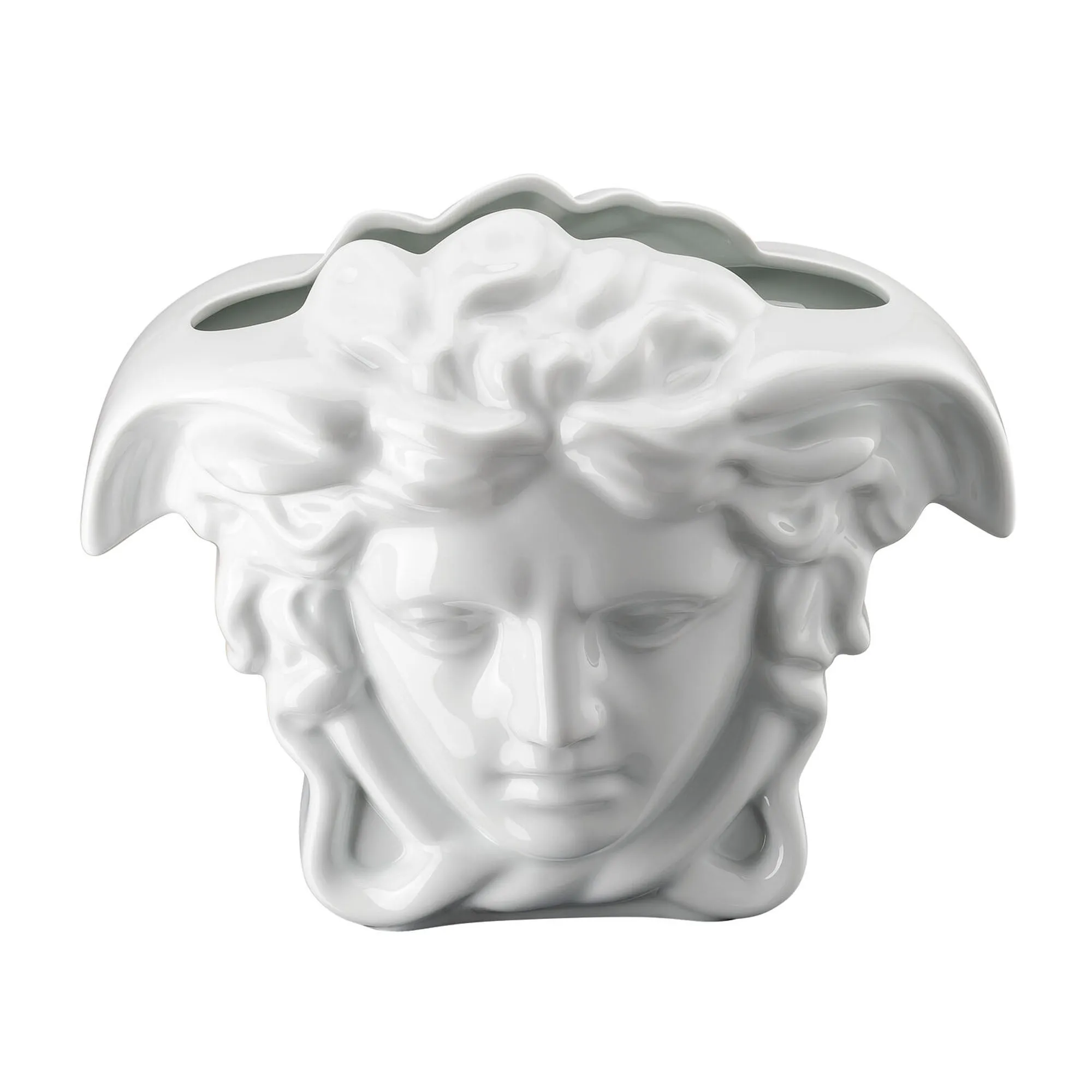 Medusa Grande White Vase