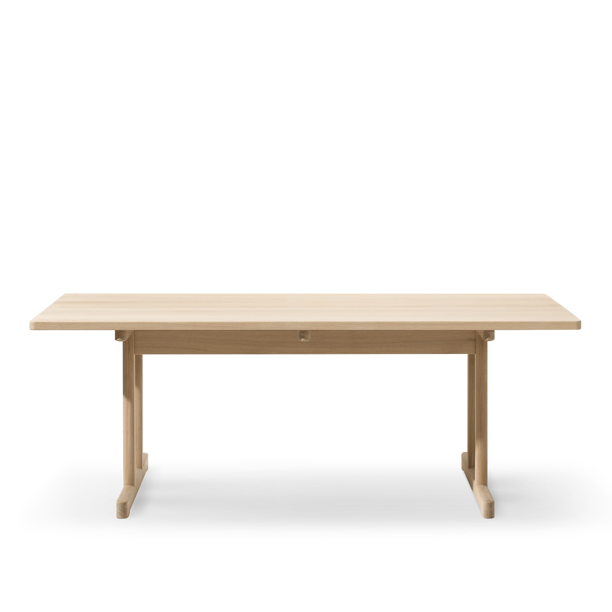 Fredericia Furniture - Mogensen 6286 Table, 195 x 97,5 cm, Rökt ek - Matbord - Børge Mogensen - Träfärgad - Trä
