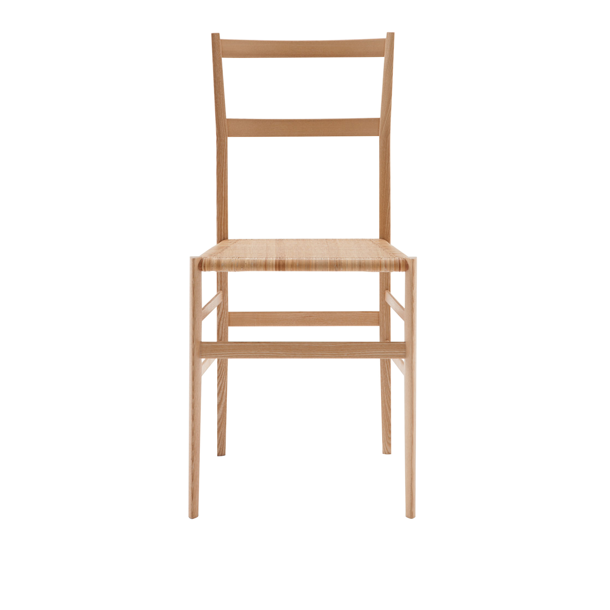 Cassina - 699 Superleggera - India Cane, Naturlig ask - Spisestoler - Gio Ponti - Tre farget - Tre