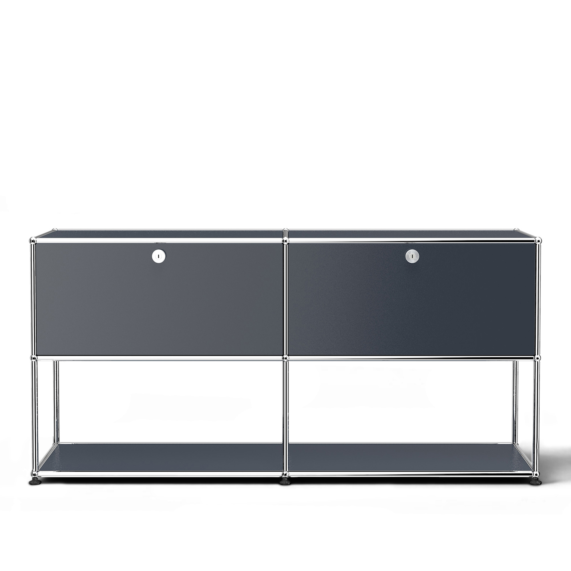USM - USM Haller 40 Sideboard Anthracite - Sk&auml;nkar och sideboards - Fritz Haller & Paul Sch&auml;rer - Gr&aring; - Metall
