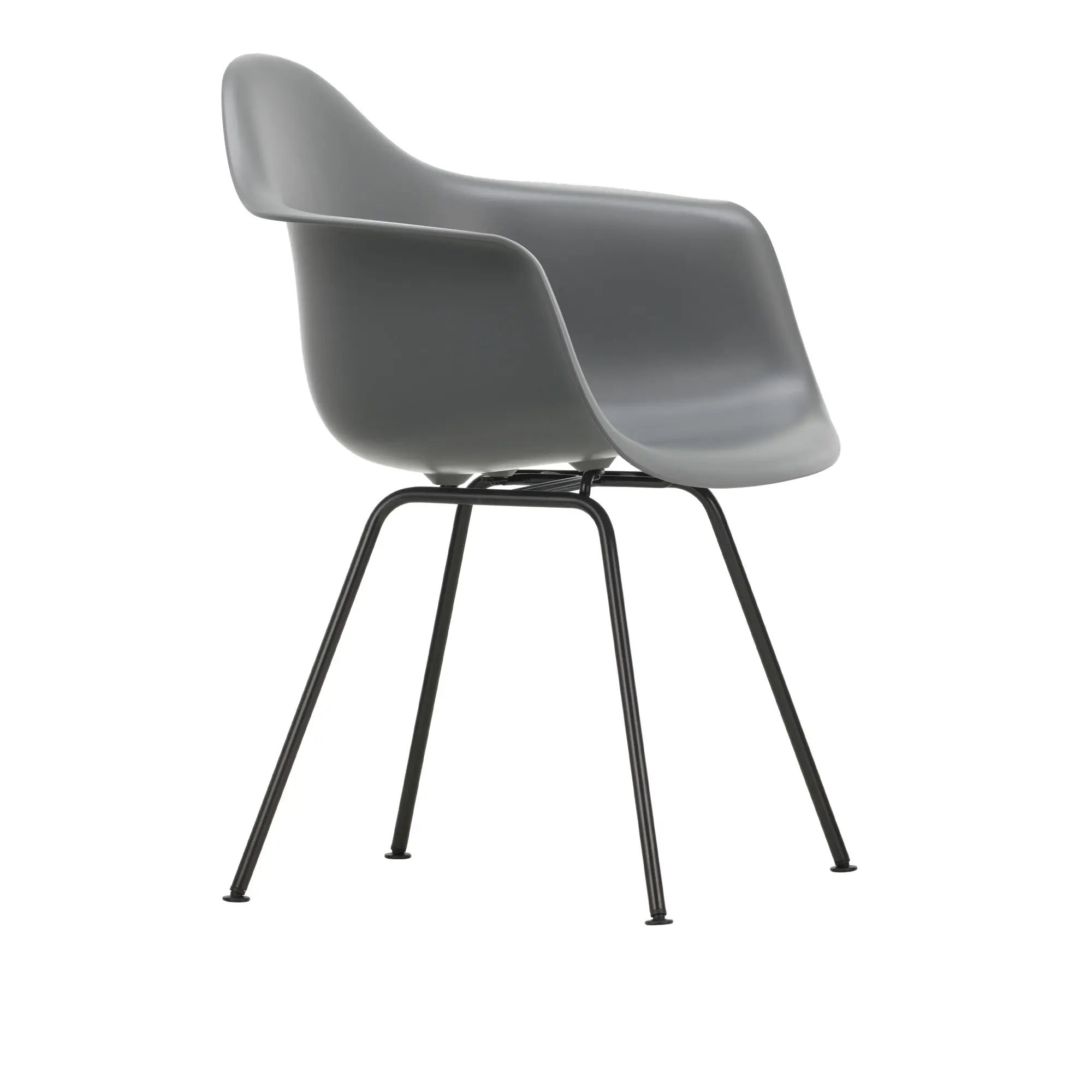 Eames RE Plastic Armchair DAX matstol Basic Dark