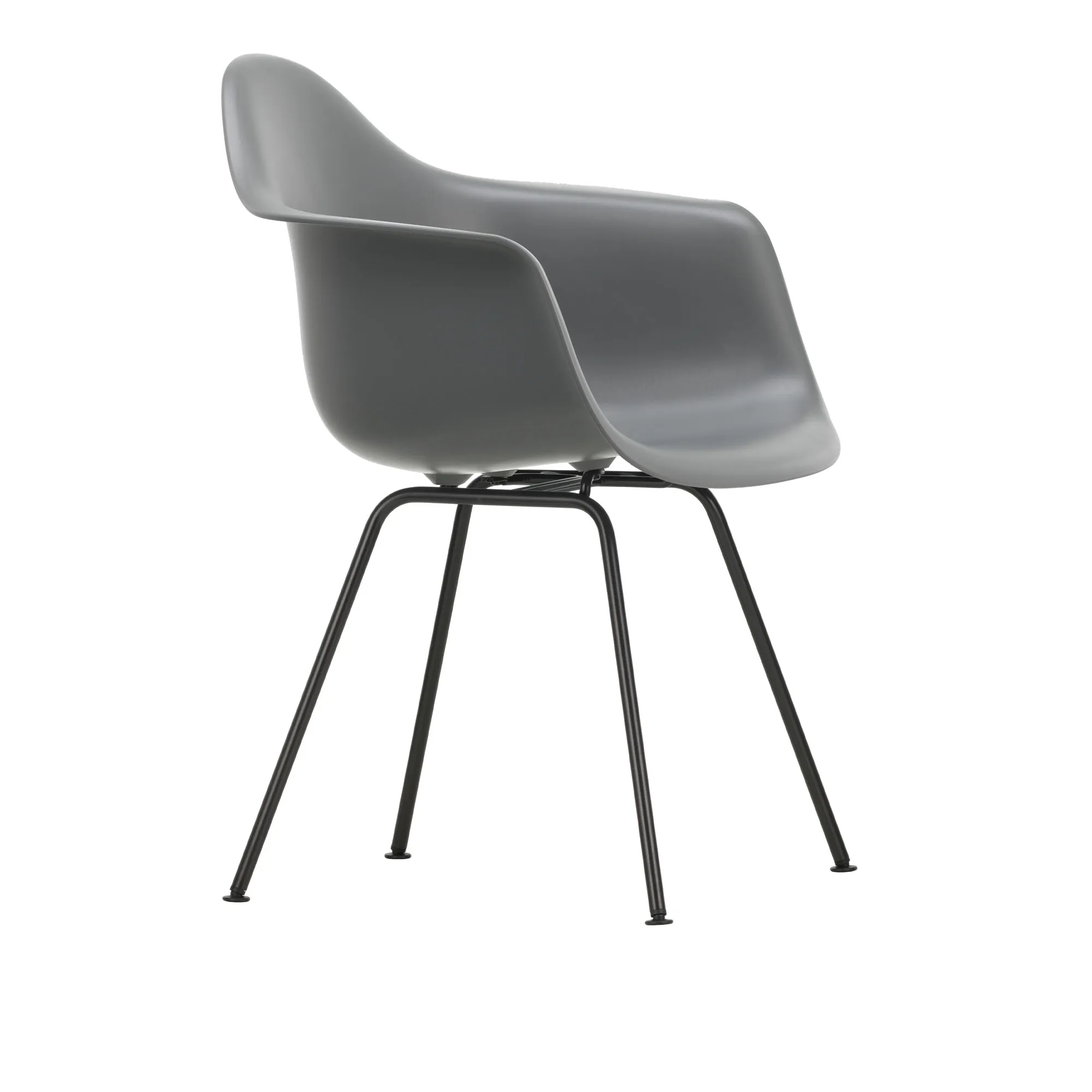 Eames RE Plastic Armchair DAX matstol Basic Dark