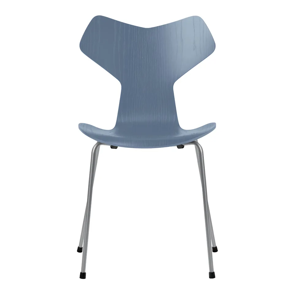 3130 Grand Prix stol Askfanér Silver Grey