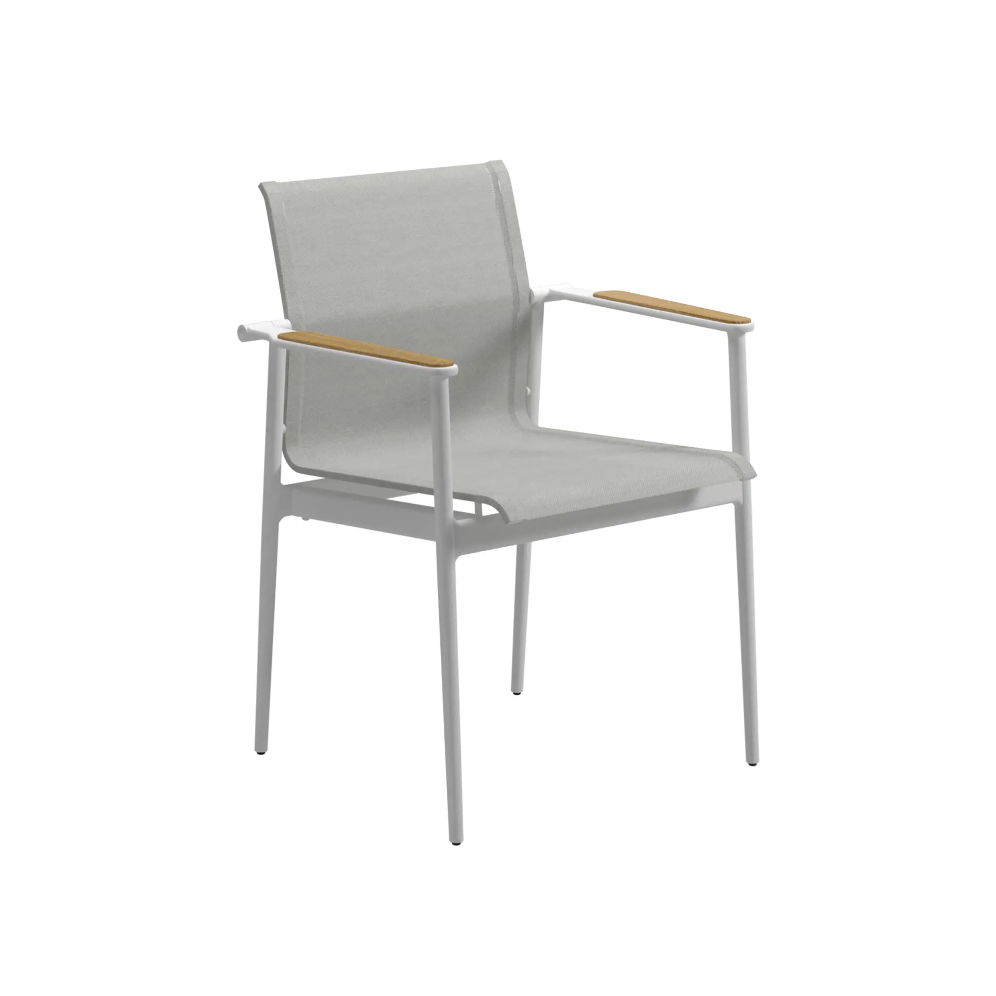 180 Stacking Chair with Teak Arms