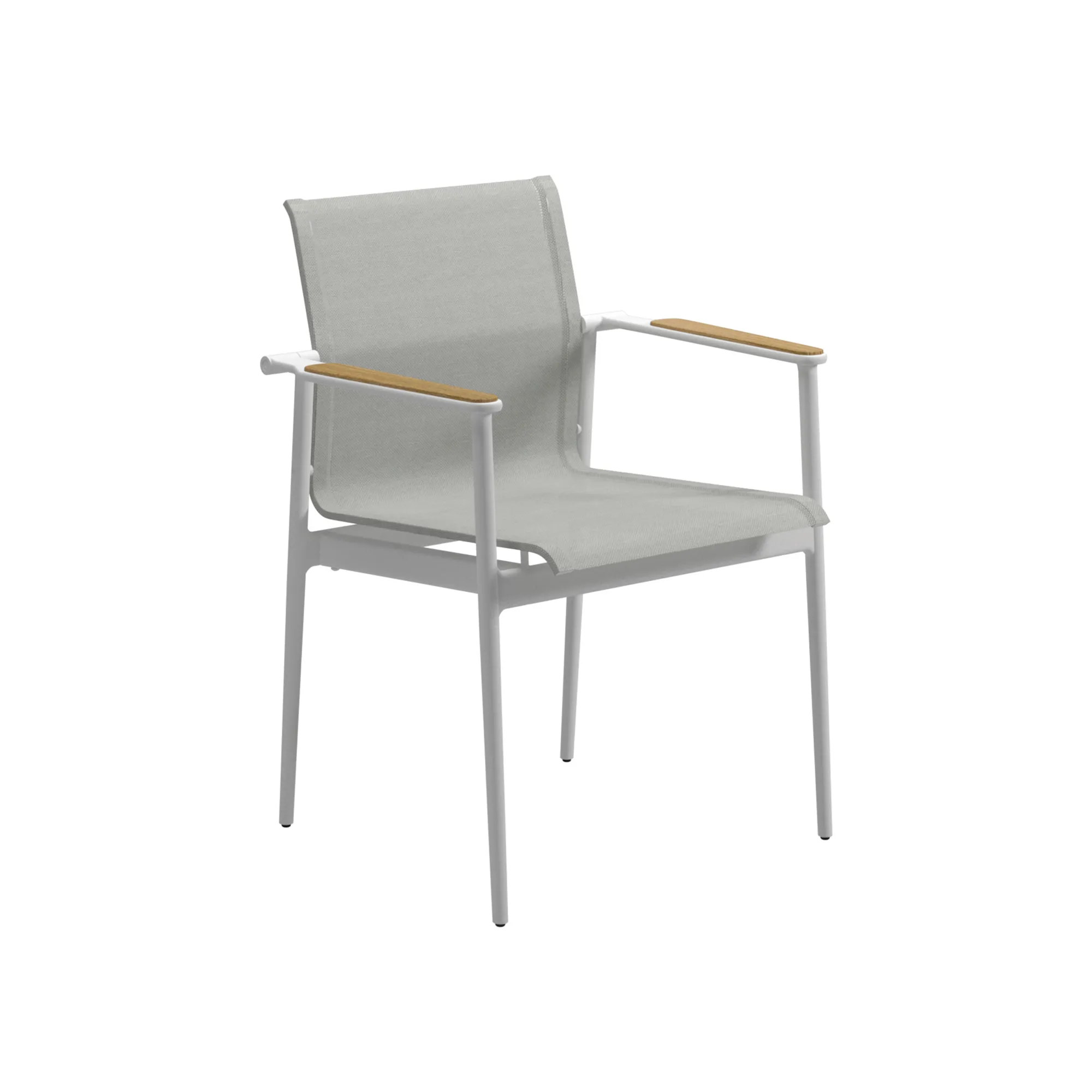 180 Stacking Chair with Teak Arms