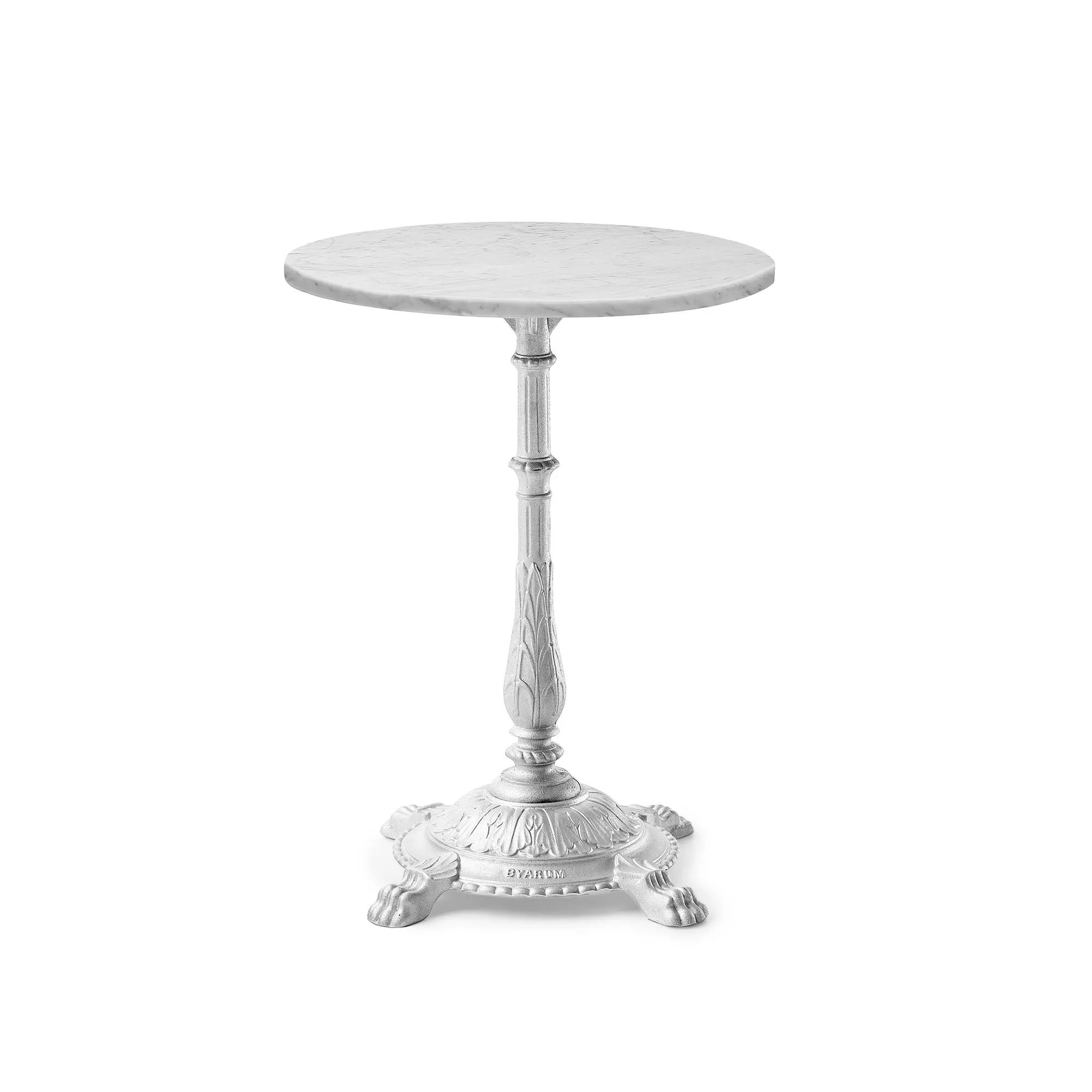 Classic Cafébord Vit Carrara Marmor