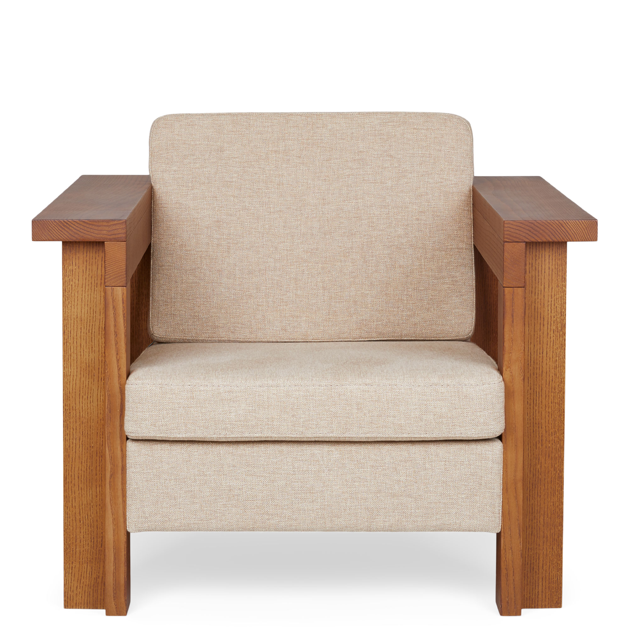 Frama - Symmetry Lounge fåtölj ash / oat - Fåtöljer - Studio 0405 - Beige - Trä | Möbler - Fåtöljer Och Puffar - Fåtöljer | Möbelexperten