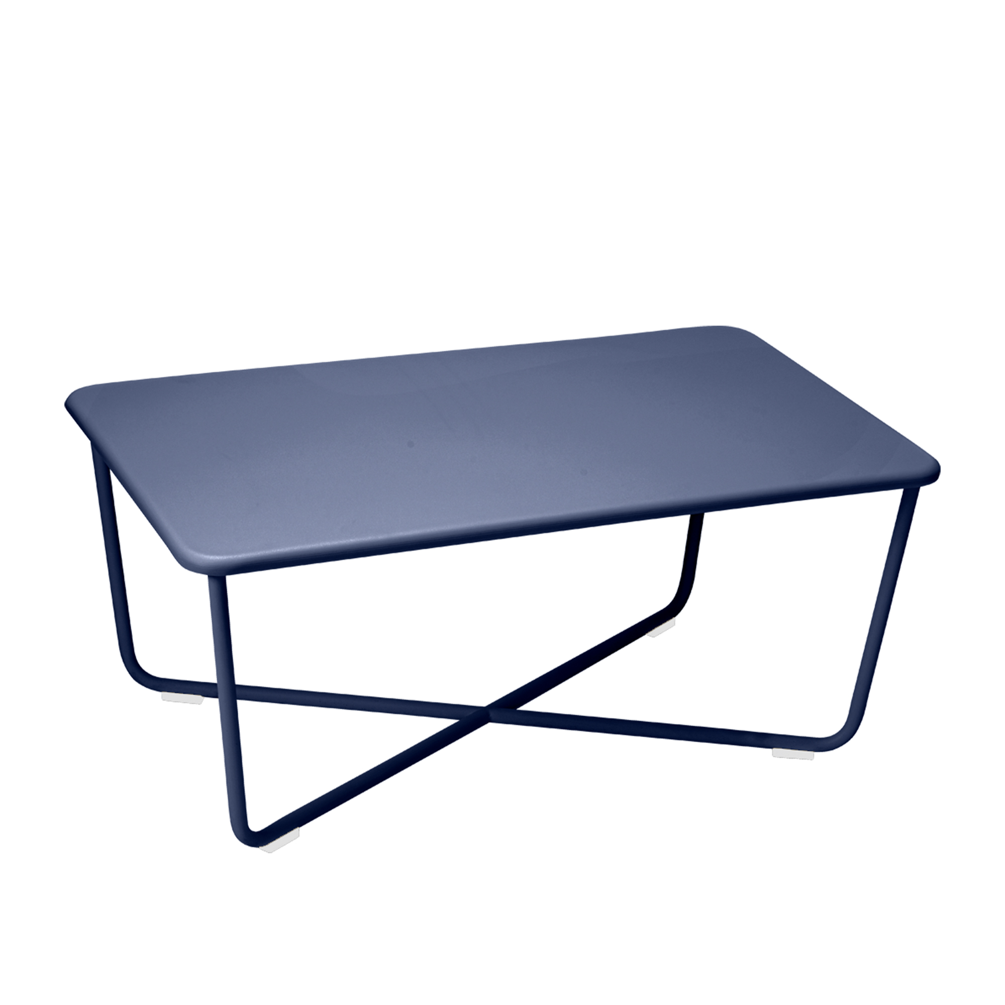 Fermob - Croisette Low Table - Deep blue - Småbord & Sidobord utomhus - Pascal Mourgue