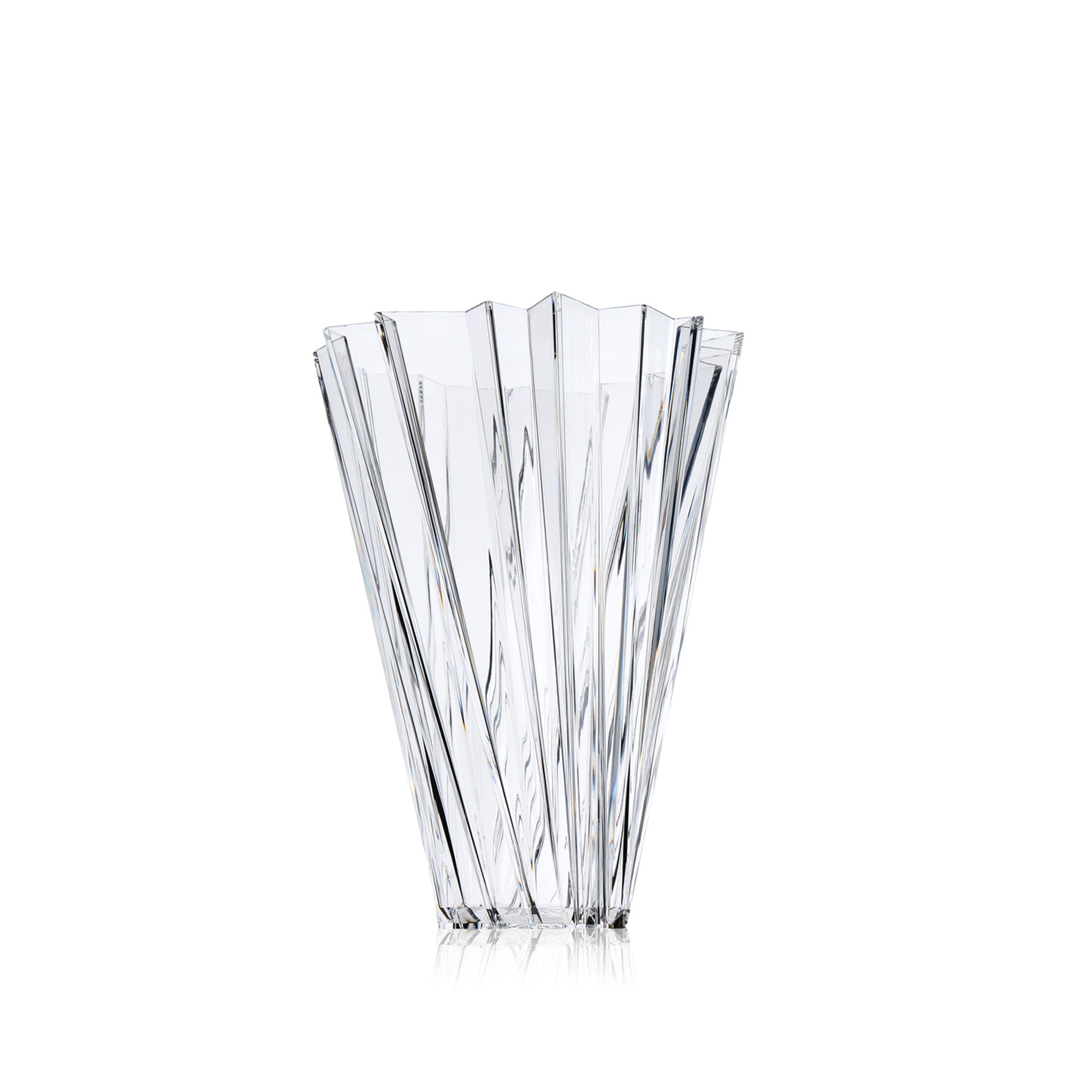 Kartell - Shanghai Vase Crystal - Krukor & vaser - Mario Bellini - Transparent