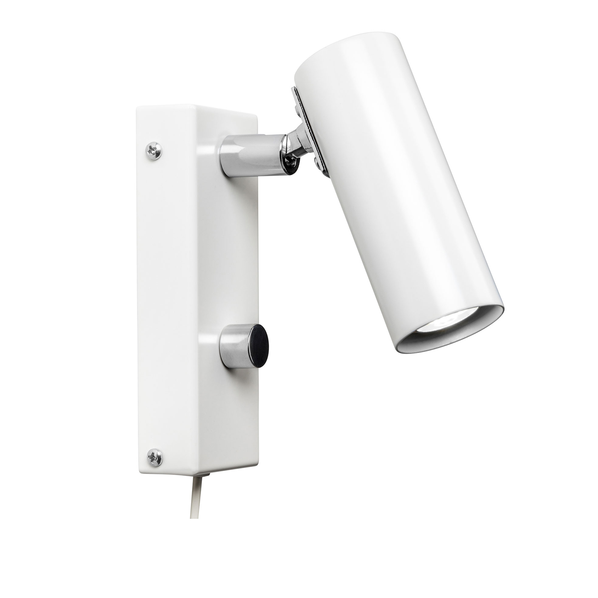 Örsjö Belysning - Puck Vägglampa Enkel Vit - Fast montage - Sänglampor - Åke Hultgren - Vit | Belysning - Vägg- Och Sänglampor - Sänglampor | Möbelexperten