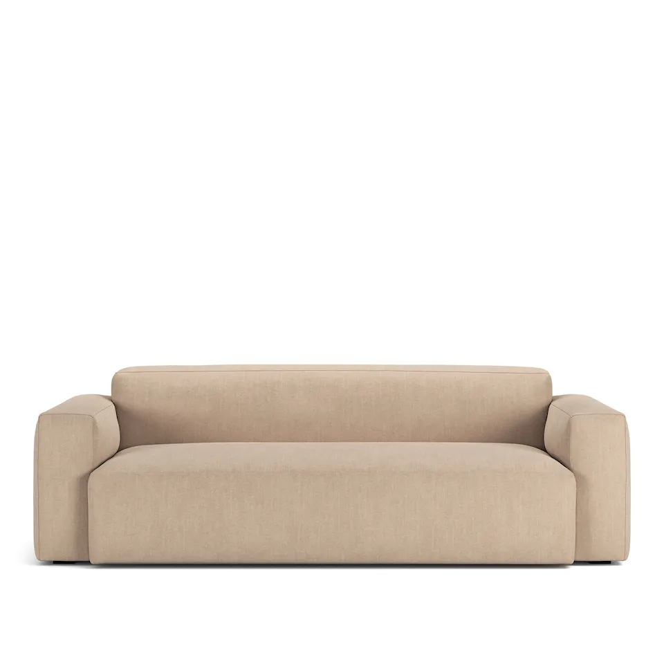 Brick 2,5-Seater Sofa Shadow Beige Fixed Upholstery