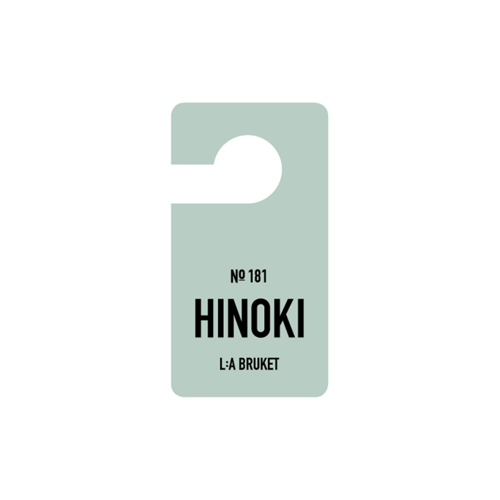 L:a Bruket 181 Fragrance Tag Hinoki