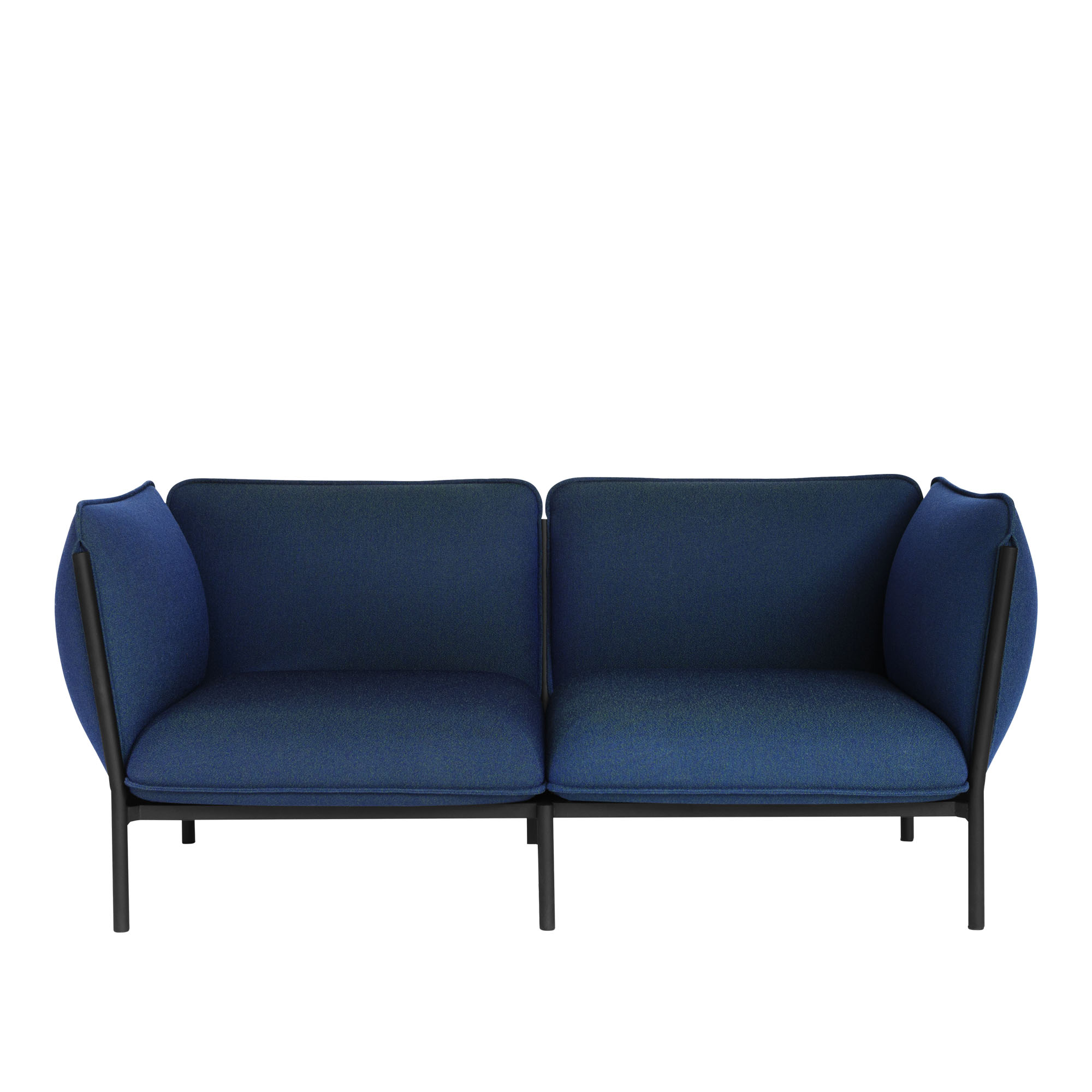 HEM - Kumo 2-seater Sofa with Armrests - Mare - Soffor - Anderssen & Voll - Blå - Metall/Syntetiskt/Skum/Ull