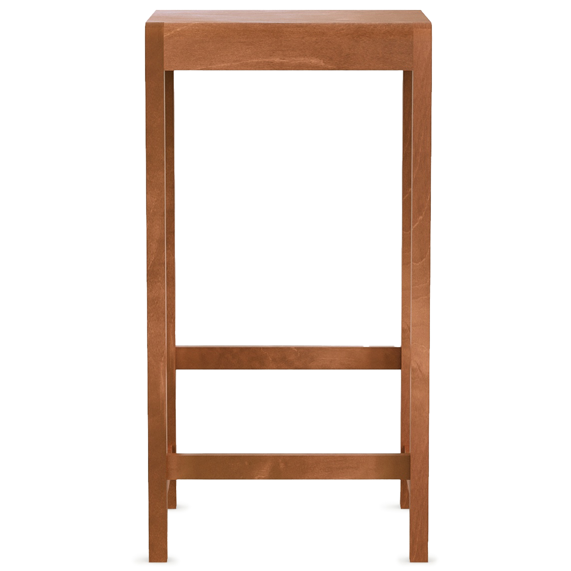 Frama - Stool 01 – Warm Brown Birch – H76 - Pallar - Frama Studio - Träfärgad - Trä | Möbler - Stolar Och Pallar - Pallar | Möbelexperten