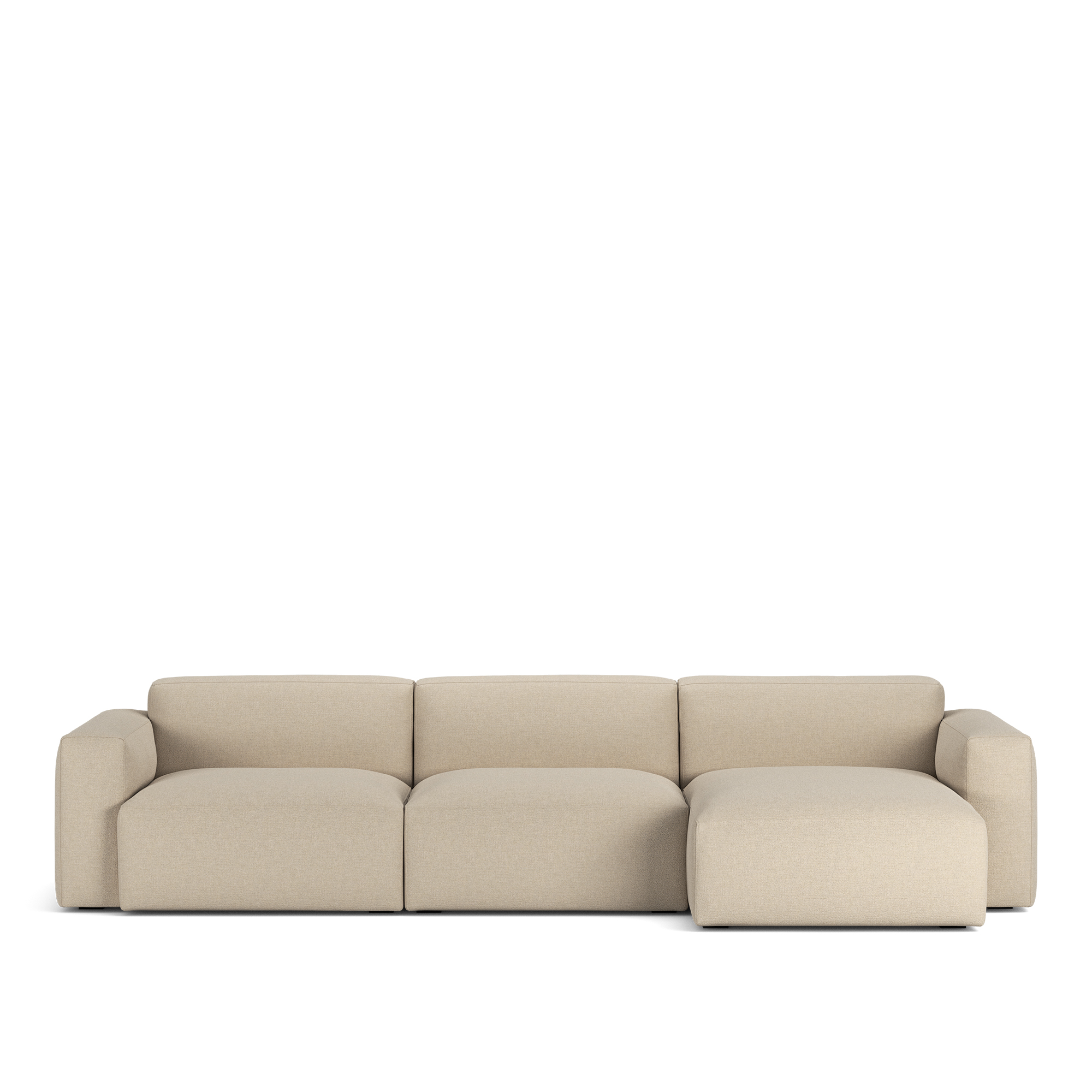 NOGA - Brick 3-Seater Chaise Lounge Right Lario 107 Fixed Upholstery - Soffor