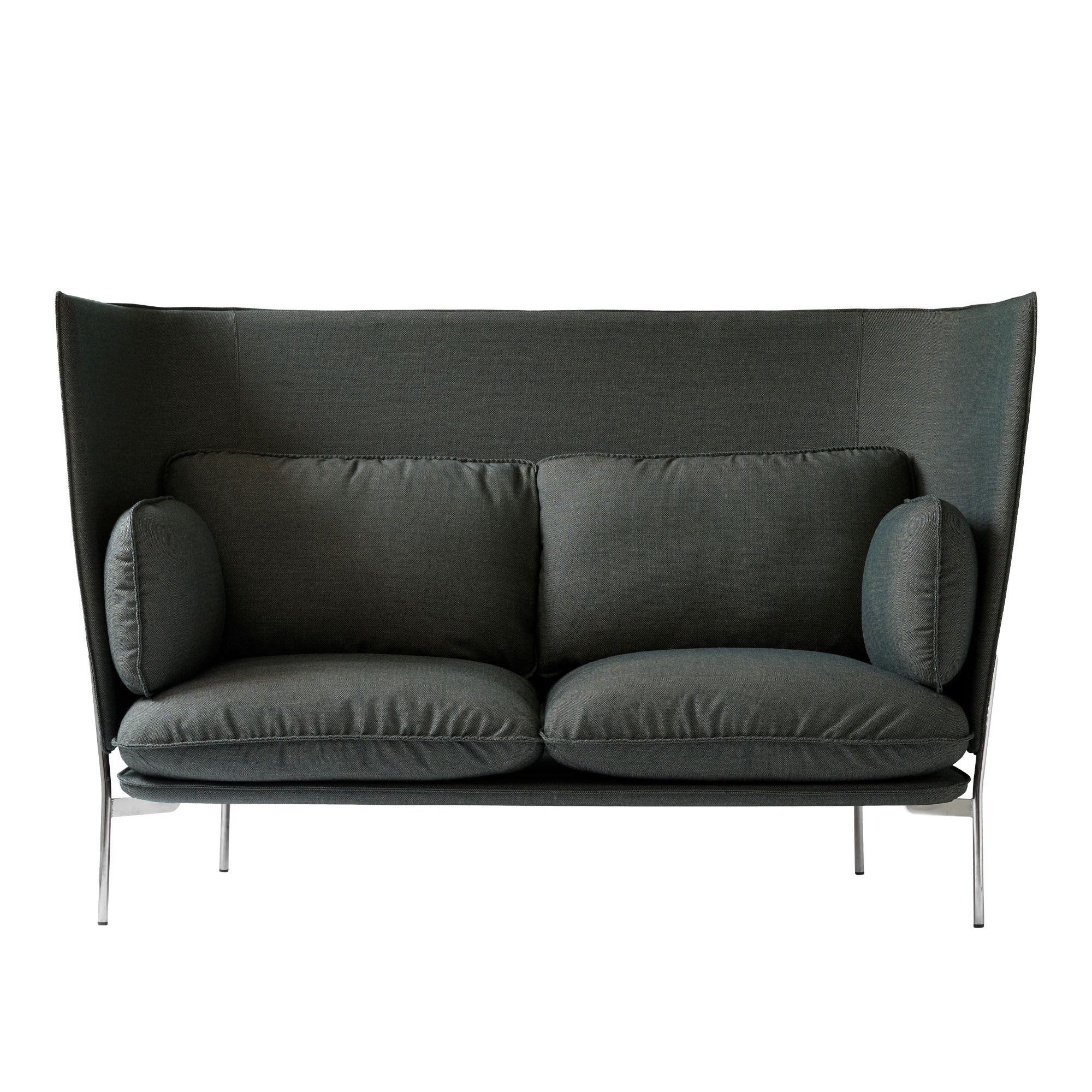 &Tradition - Cloud LN6, Chrome Leather cat.2, Noble Black - Soffor - Luca Nichetto