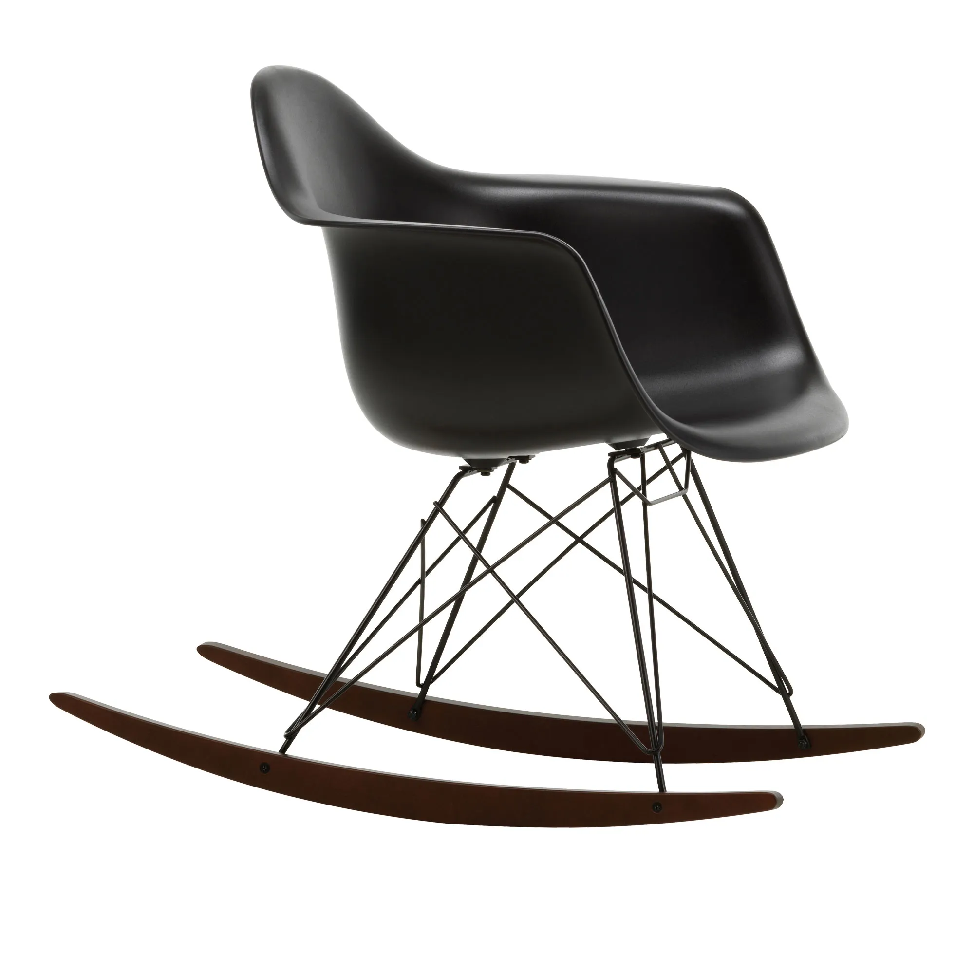Eames RE Plastic Armchair RAR gungstol Basic Dark/Dark Maple