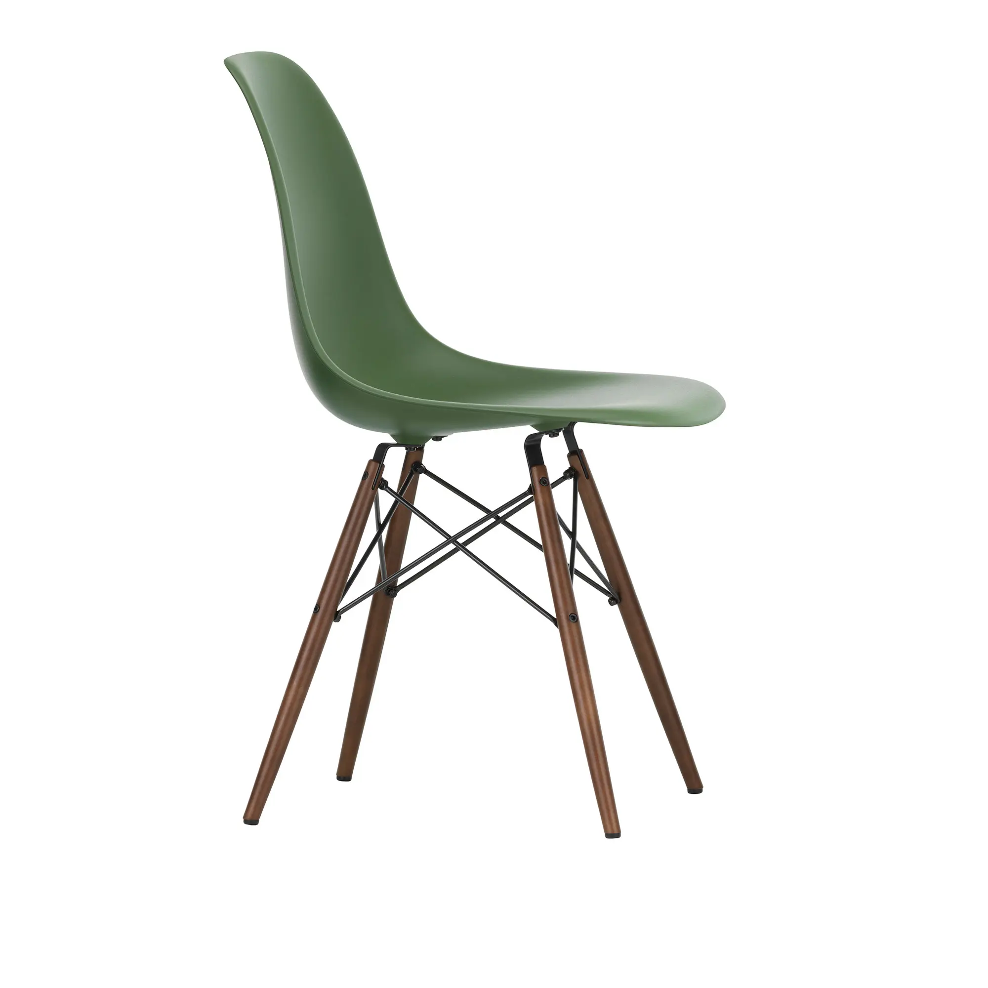 Eames RE Plastic Chair DSW stol Dark Maple