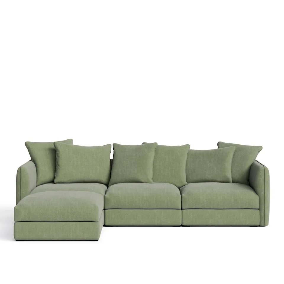 Pavarotti 3-Seater with Ottoman