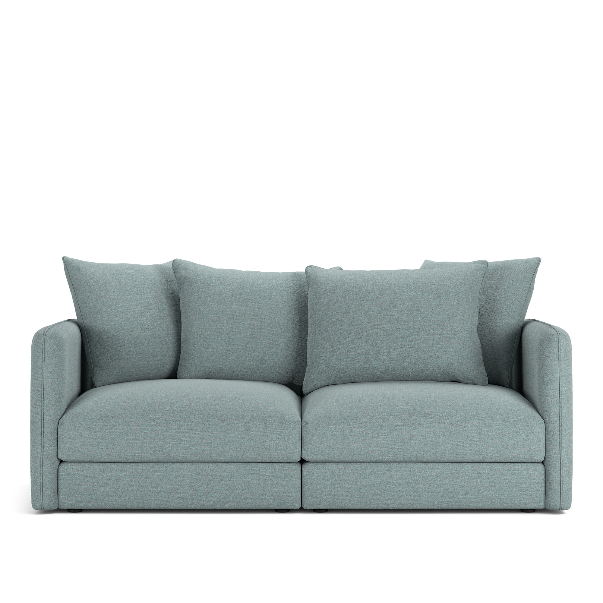 NOGA - Pavarotti 2-Seater, Removable Cover, Cushion Variant 01, Lario 12 - Soffor - Bl&aring;
