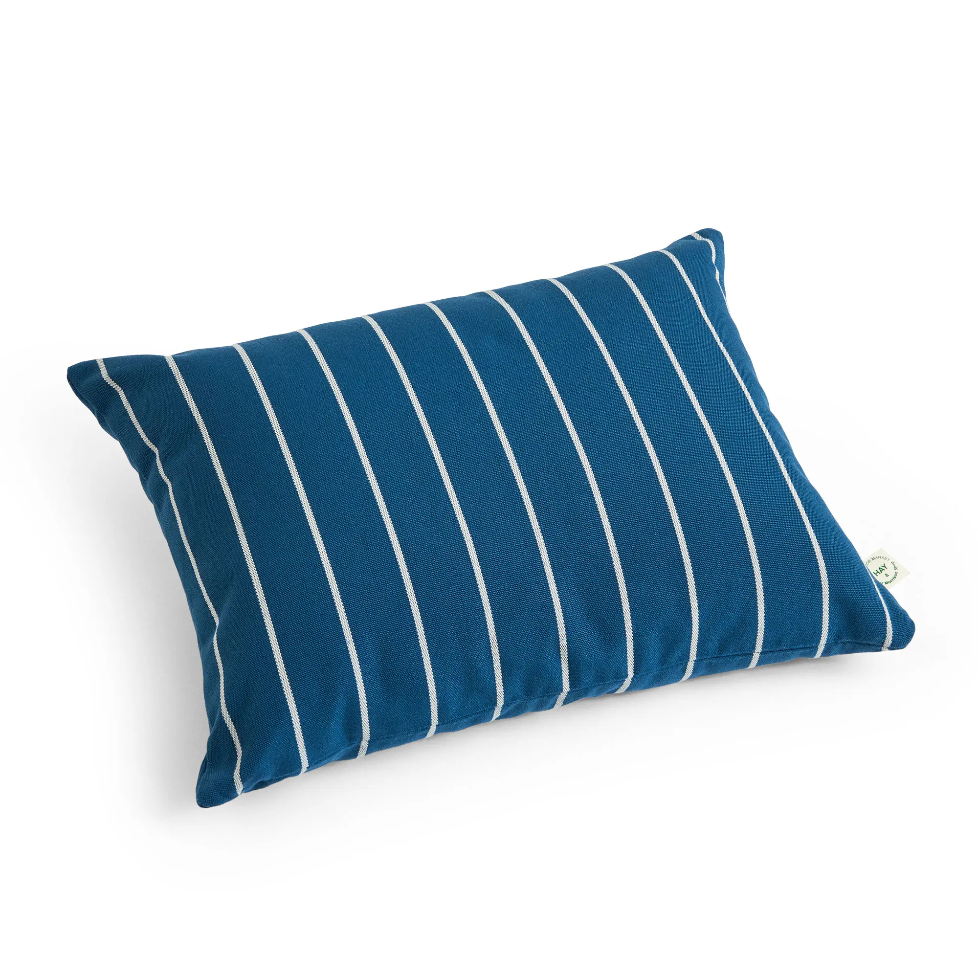 Outdoor Market Cushion 45 x 35 Beige with red stripe