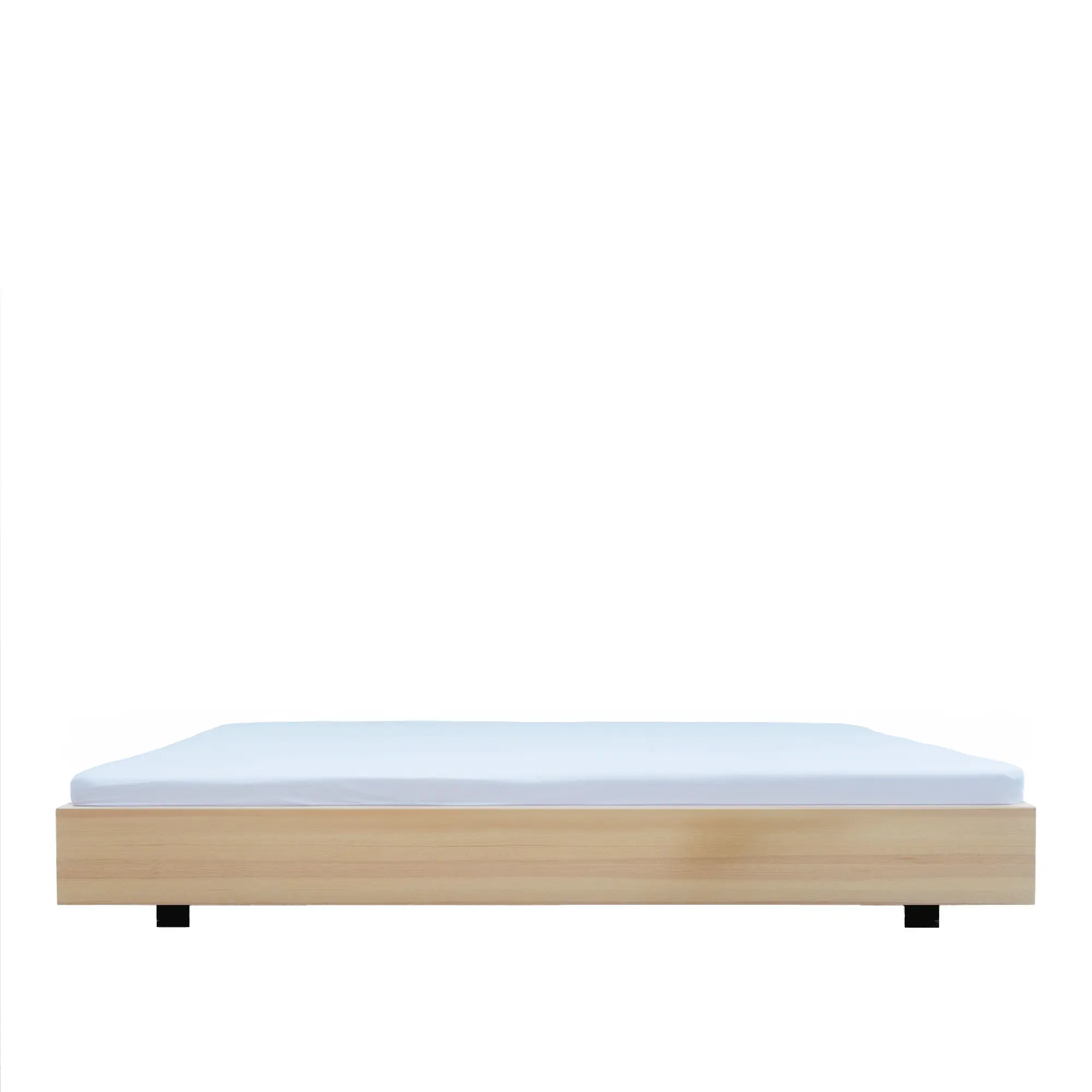 The Floating Bed V2 Natural White & Bed Slats