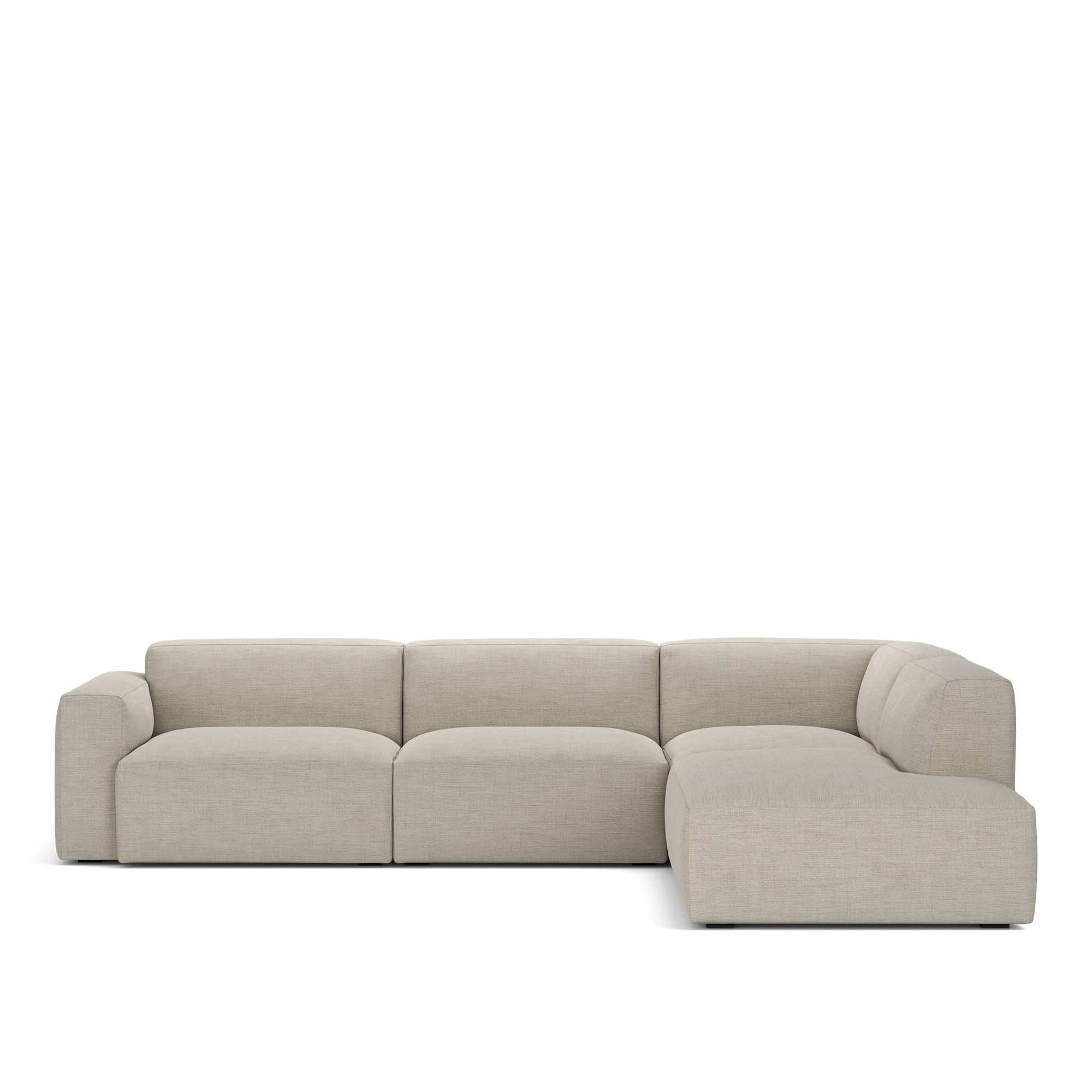 NOGA - Brick 4-Seater Corner Open End Right Sienna 102 Fixed Upholstery - Soffor