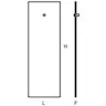 Wallmount - Metal cylinder