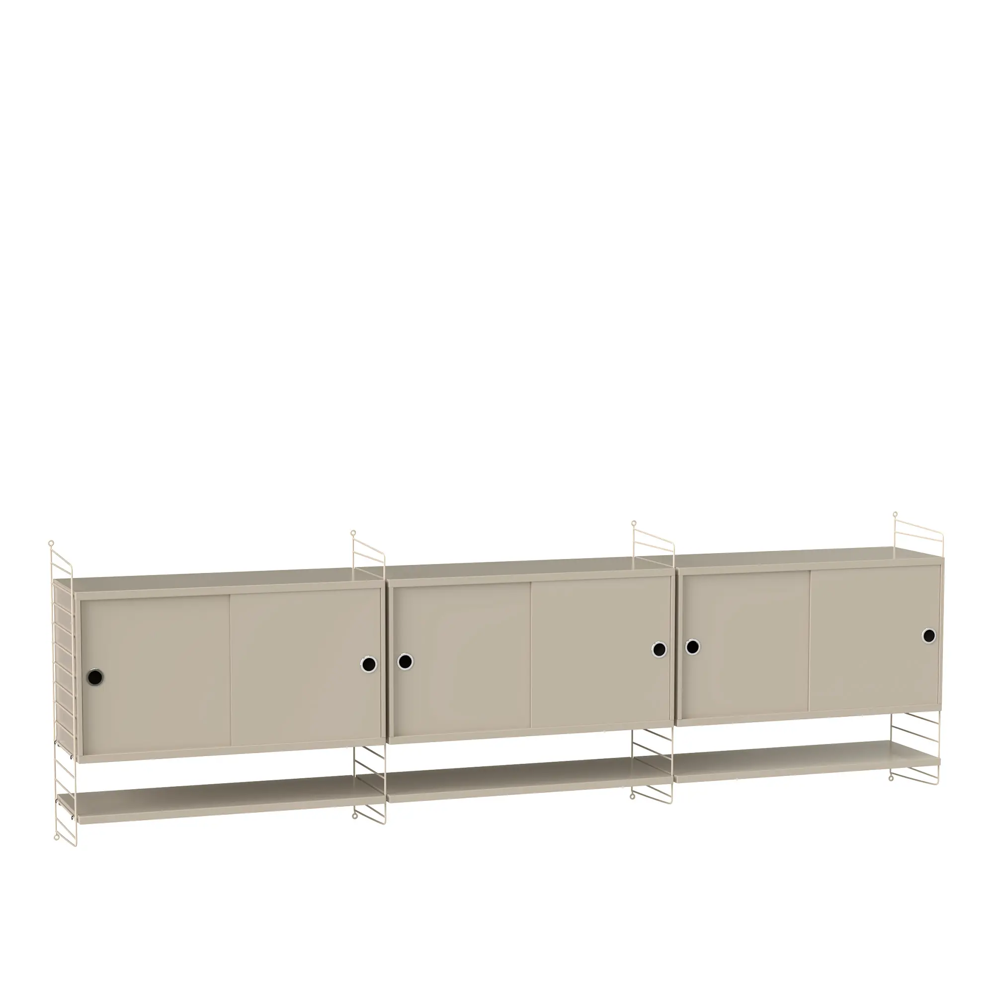 Vardagsrum Hyllsystem F Beige / Beige