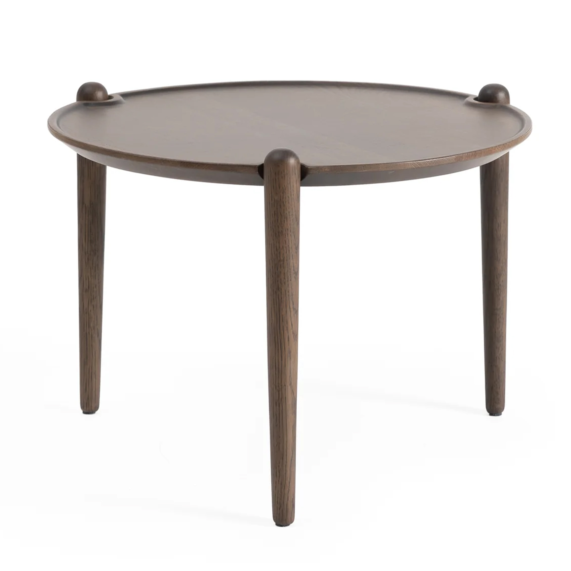 Design House Stockholm - Aria Table Low Dark Oak - Sidobord - D&ouml;gg Gu&eth;mundsd&oacute;ttir
