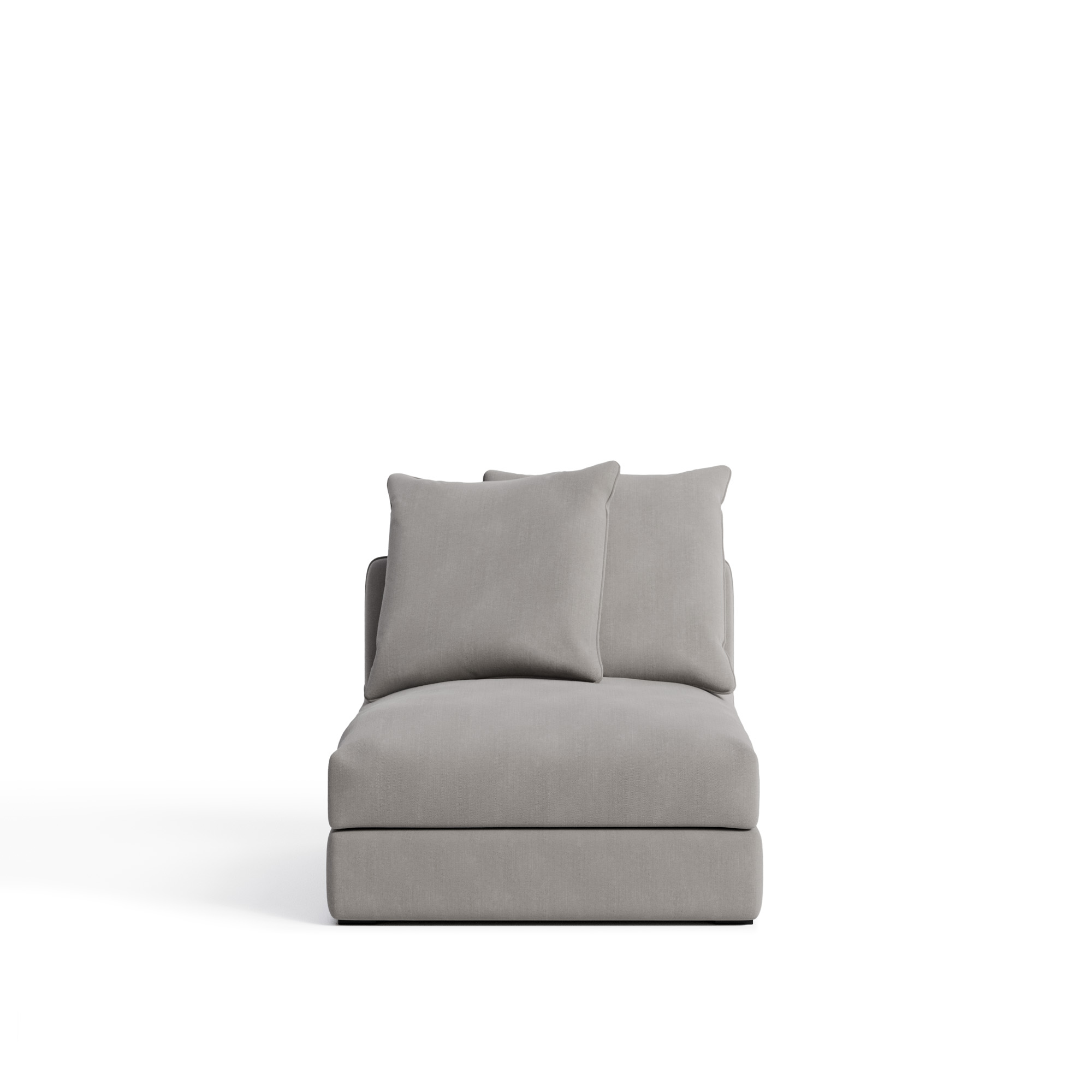 NO GA - Pavarotti Middle Module - Shadow Kaki 17 - NO GA Studio - Grå - Dun/Metall/Trä/Skum