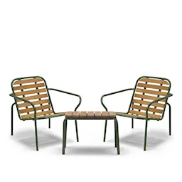 Vig Robinia outdoor table & Vig Robinia outdoor armchair 2 pcs