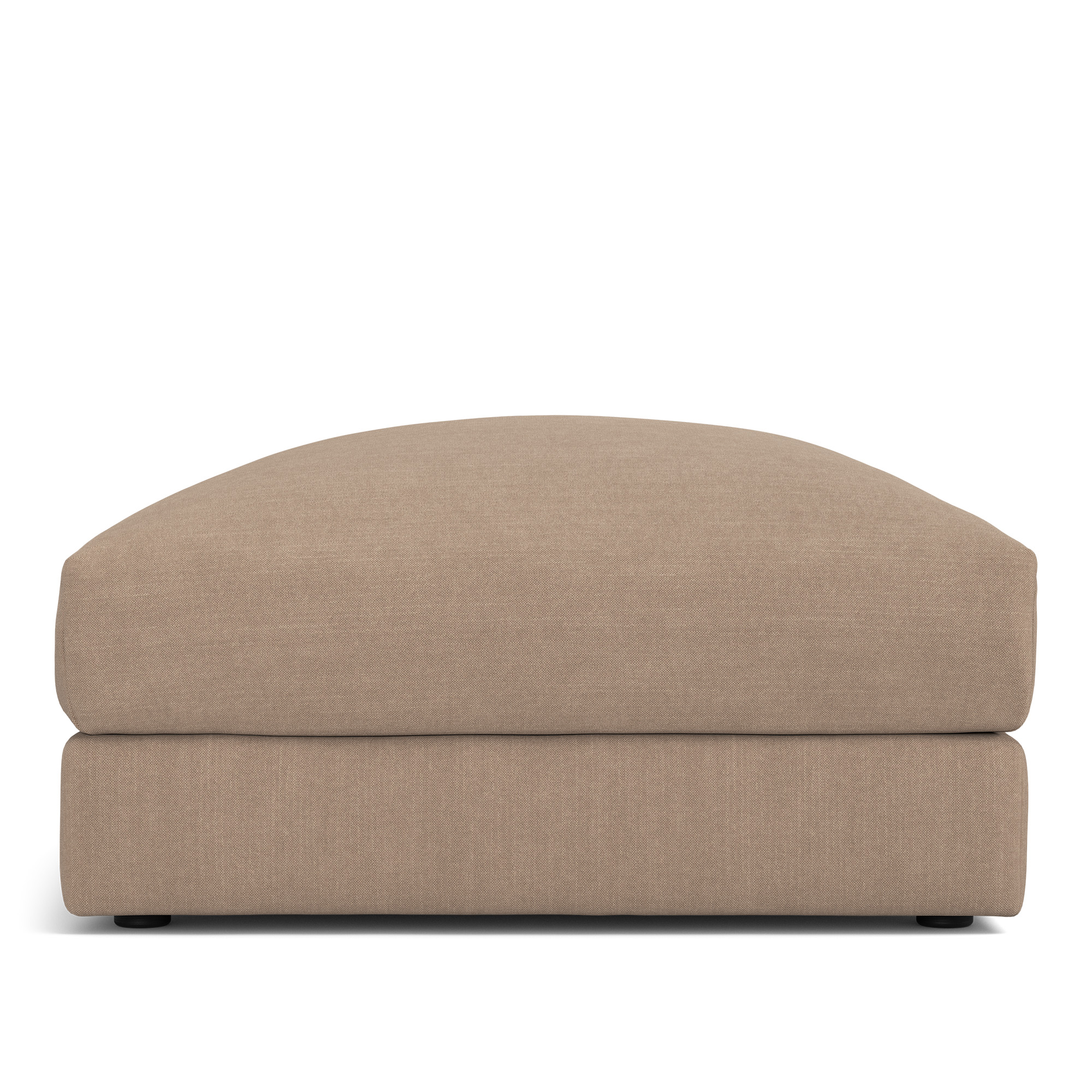 NOGA - Pavarotti Ottoman Shadow Khaki 17 - Fotpallar - Gr&aring; - Dun/Metall/Tr&auml;/Skum