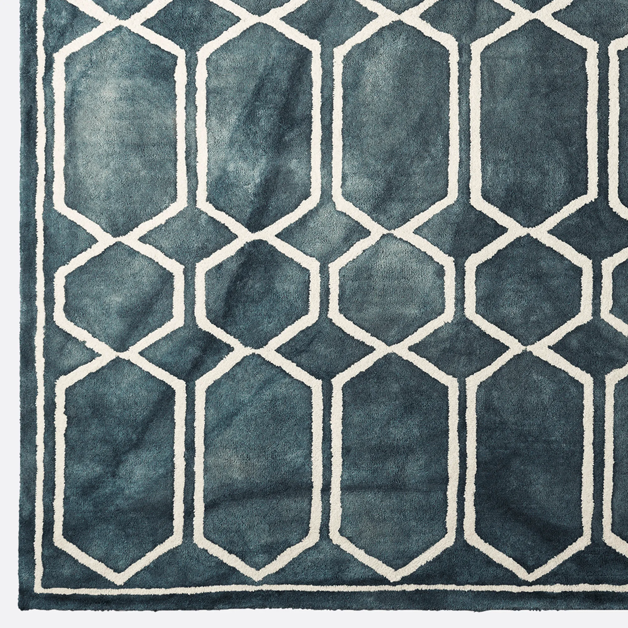 Tie Dye Rug Graphite Ink