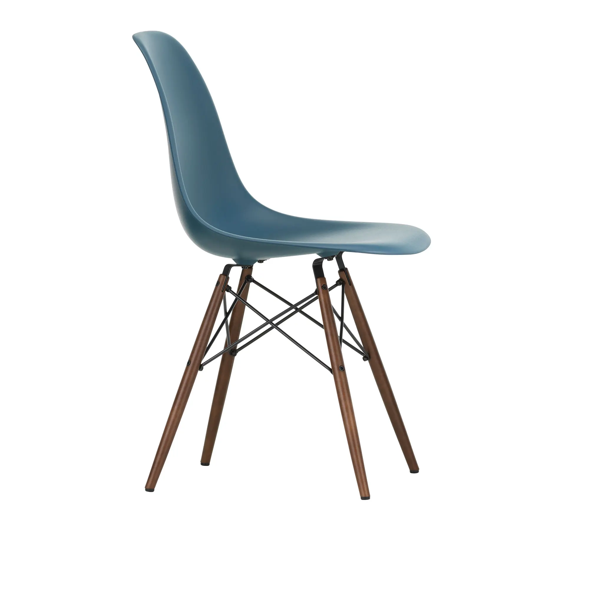 Eames RE Plastic Chair DSW stol Dark Maple
