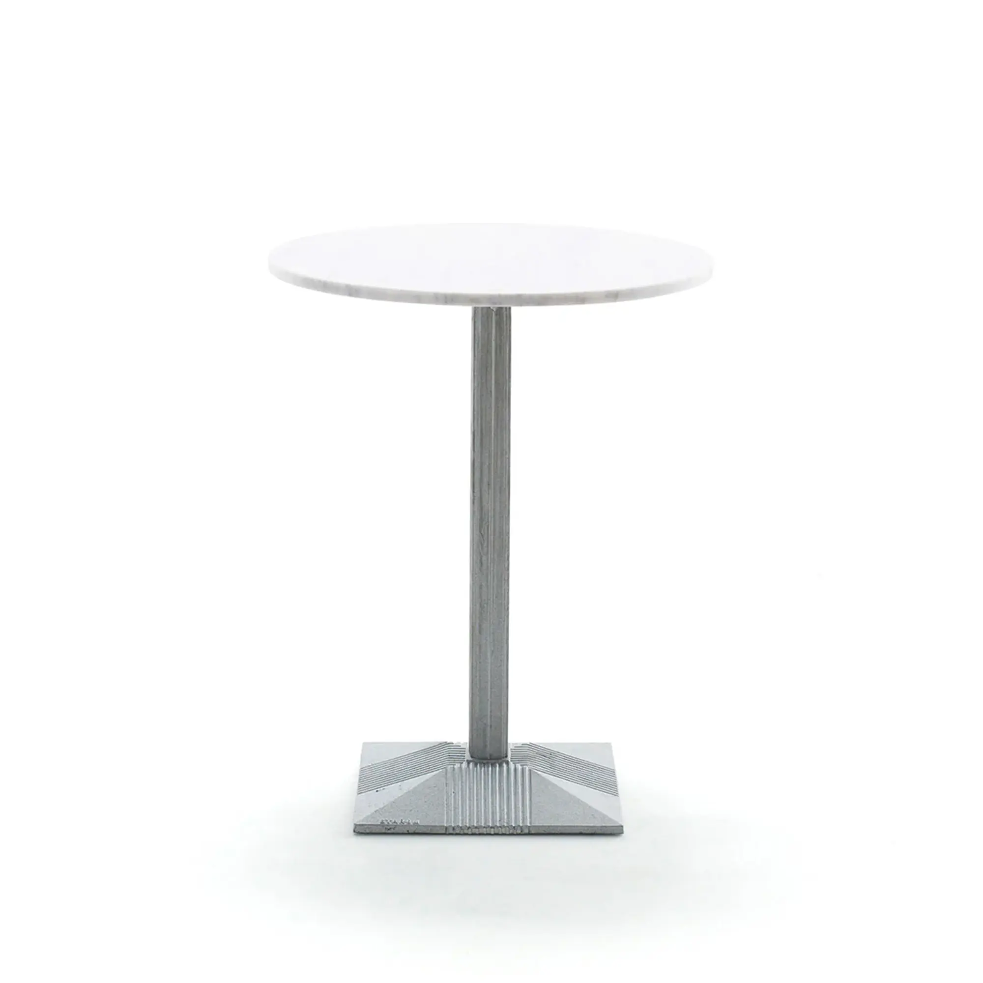 Lund Bord Liten Fot Vit Carrara Marmor