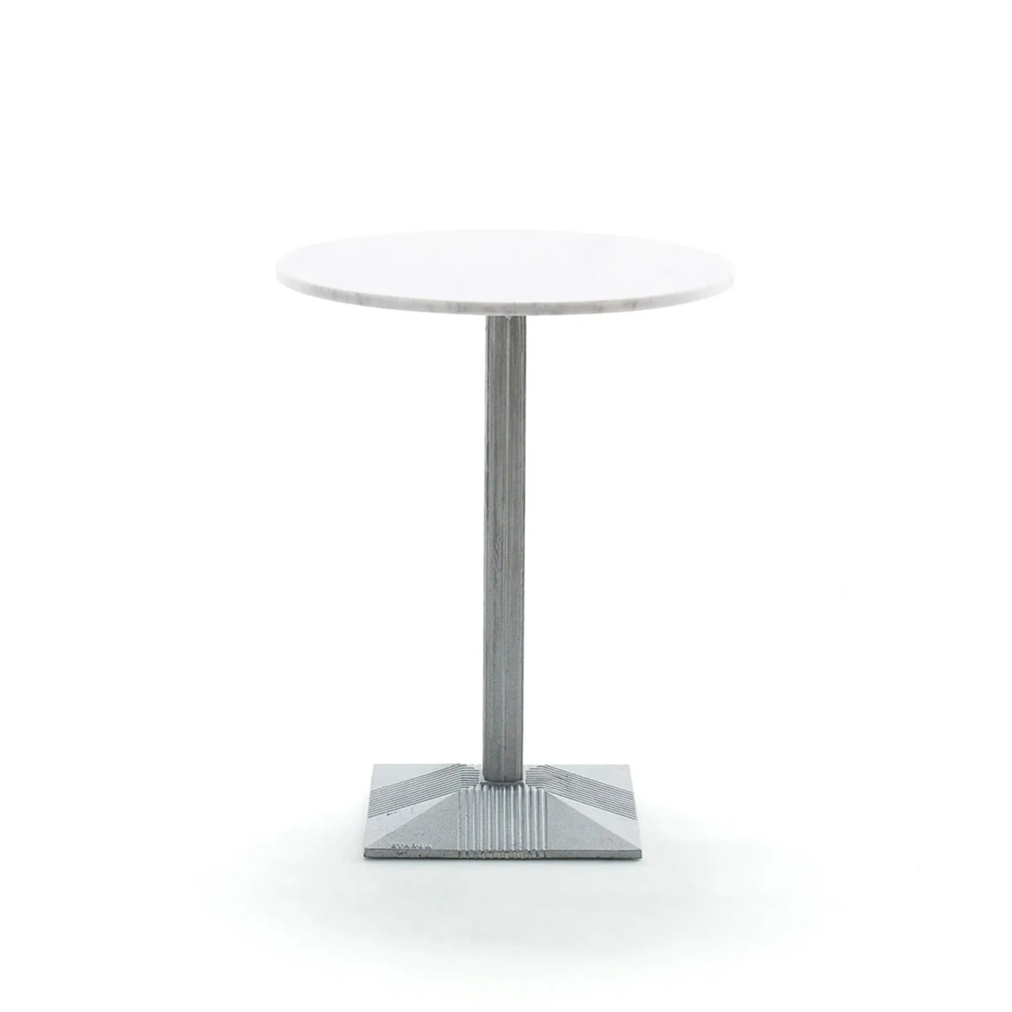 Lund Bord Liten Fot Vit Carrara Marmor
