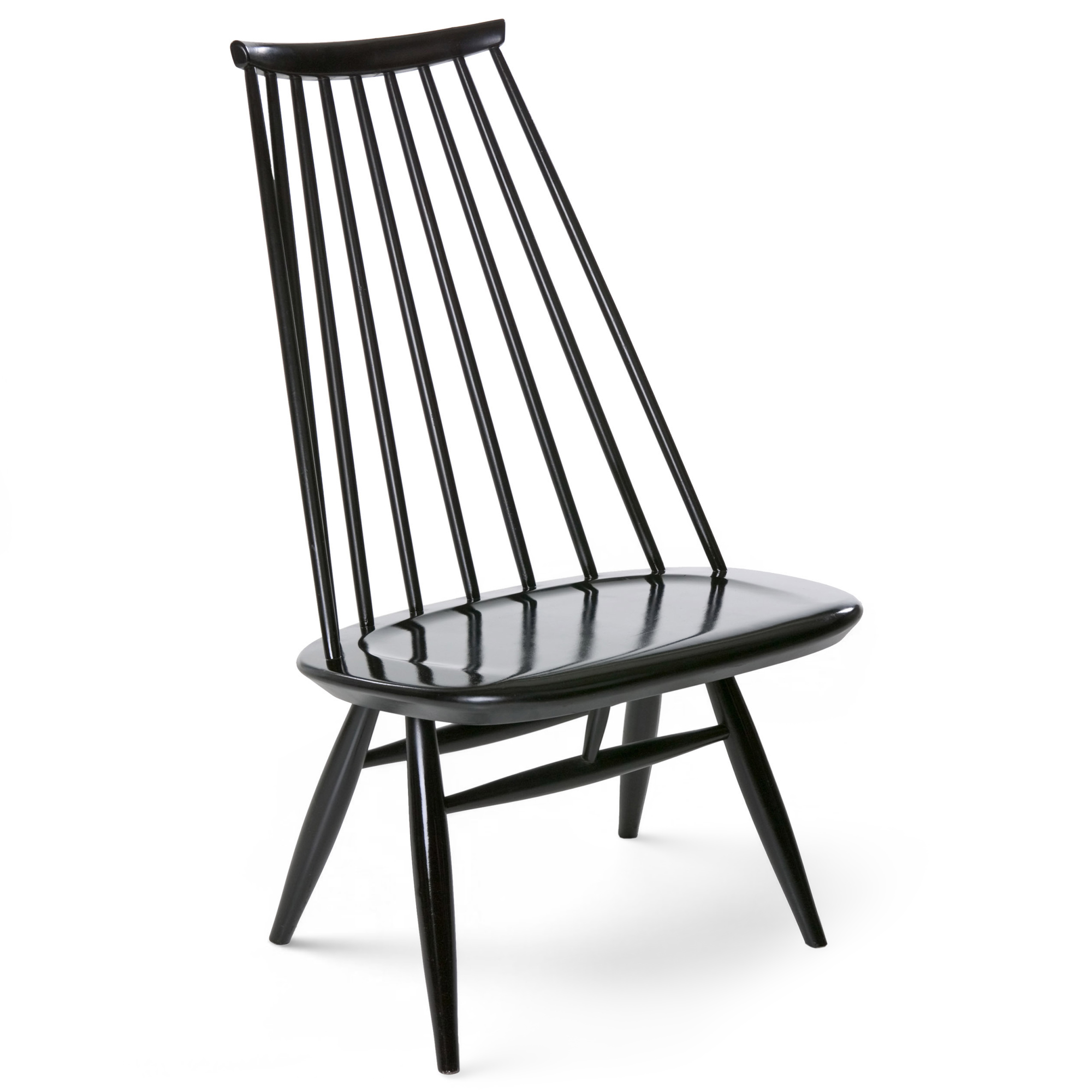Artek - Mademoiselle F&aring;t&ouml;lj Svartbetsad Bj&ouml;rk - F&aring;t&ouml;ljer - Ilmari Tapiovaara - Svart - Tr&auml;