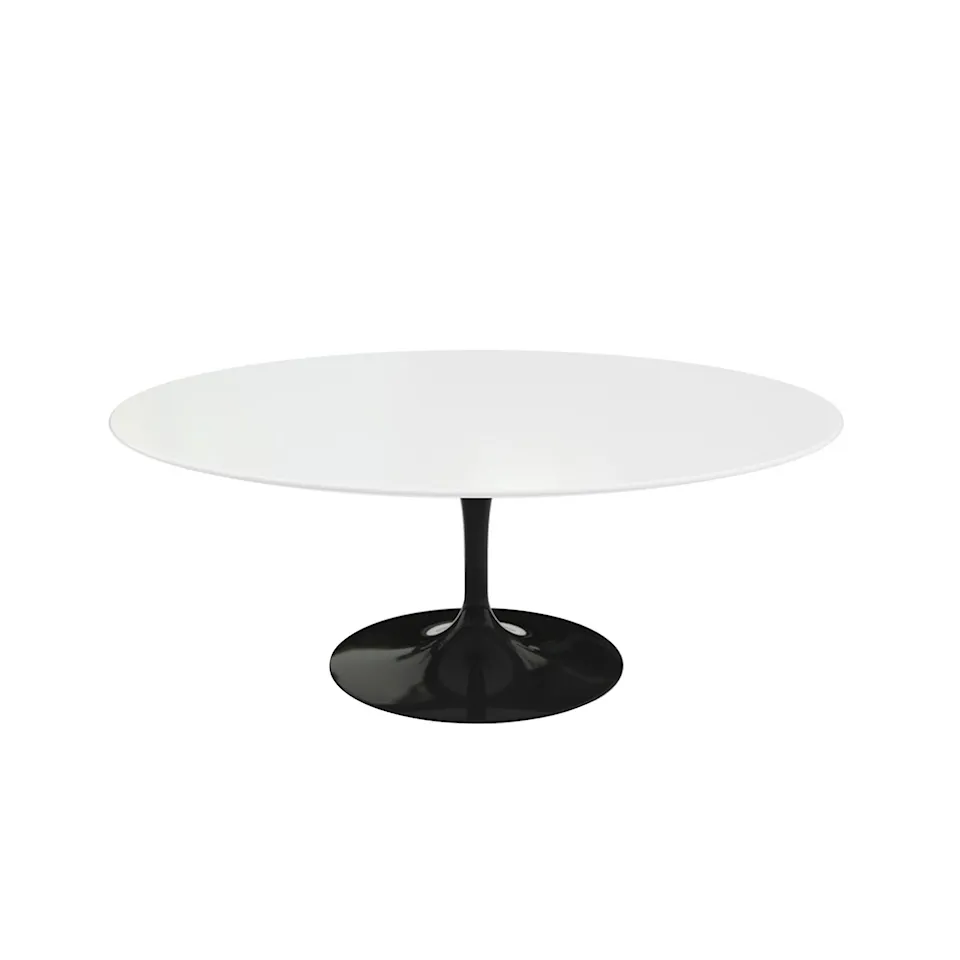 Saarinen Oval soffbord Black