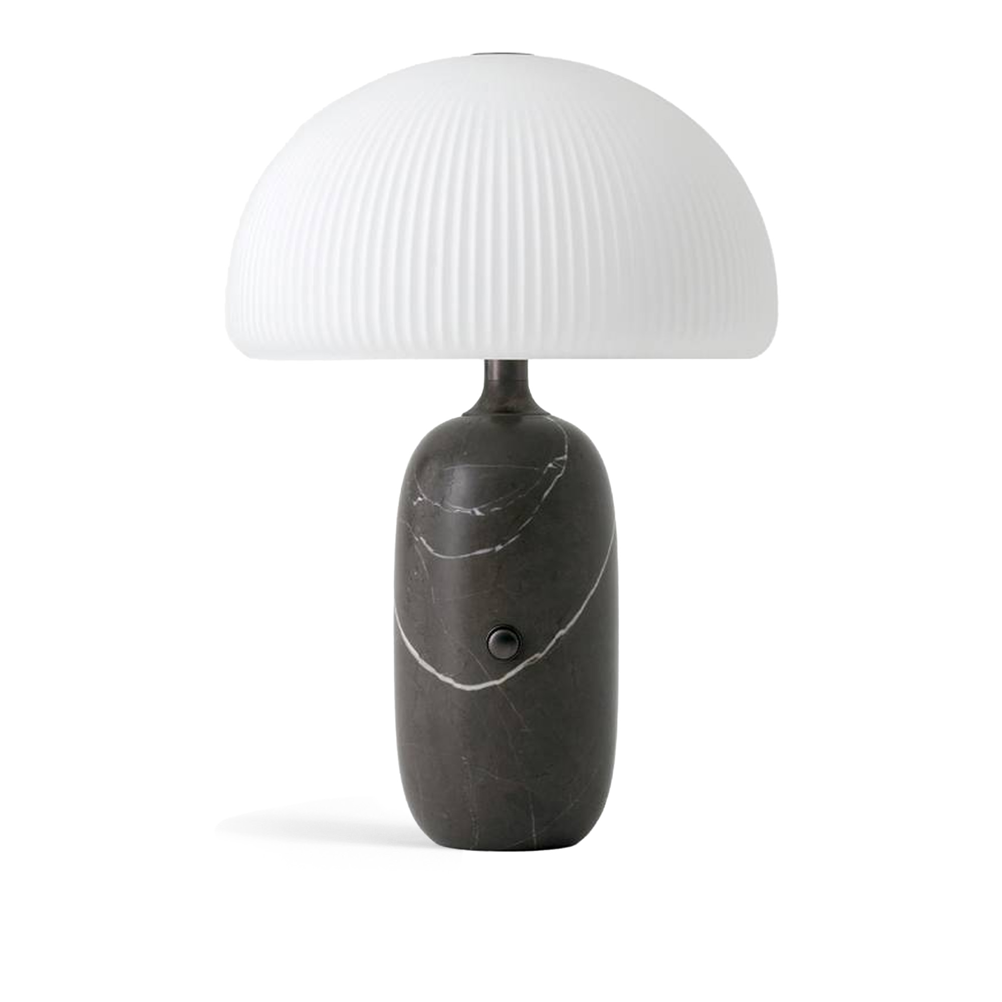 vipp - vipp591-592 sculpture bordslampa grå stor - bordslampor - grå
