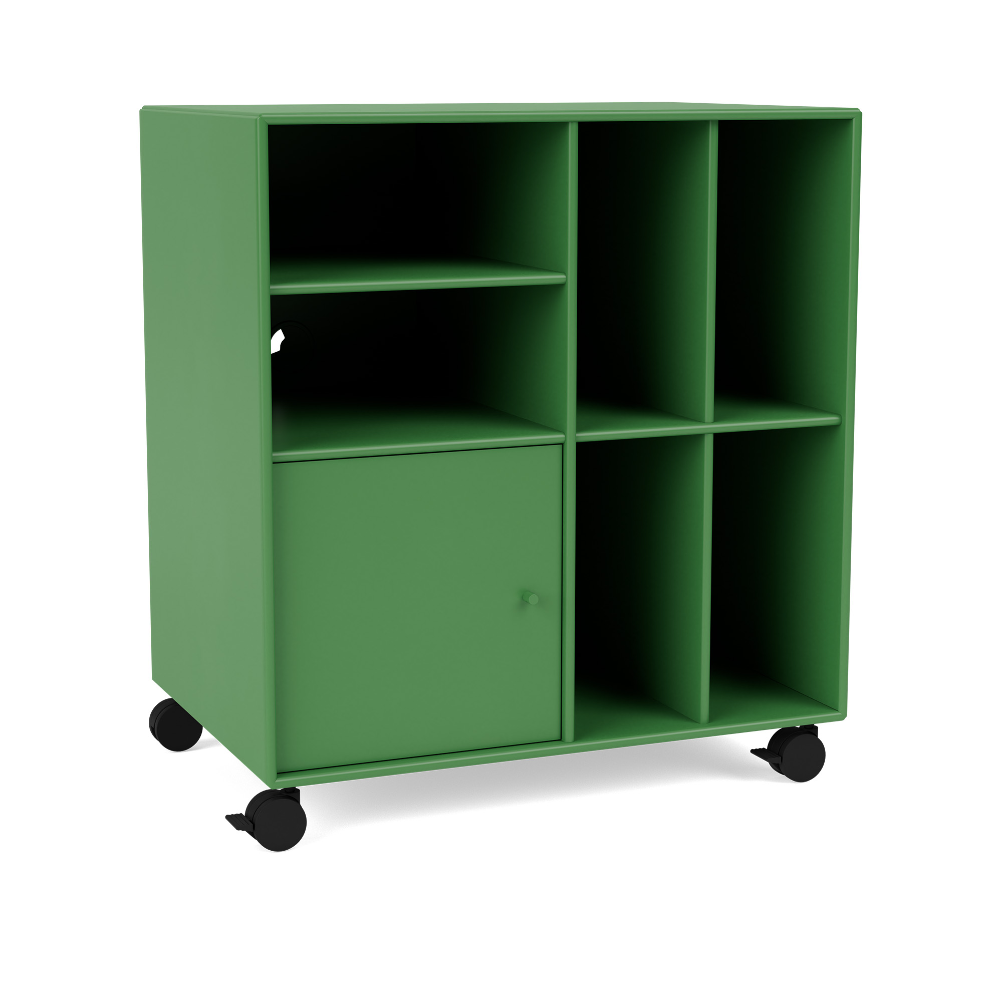 montana - spin ii vinyl storage, 05-castorscr70black, 152 parsley - skåp och vitrinskåp - peter j. lassen - grön - mdf