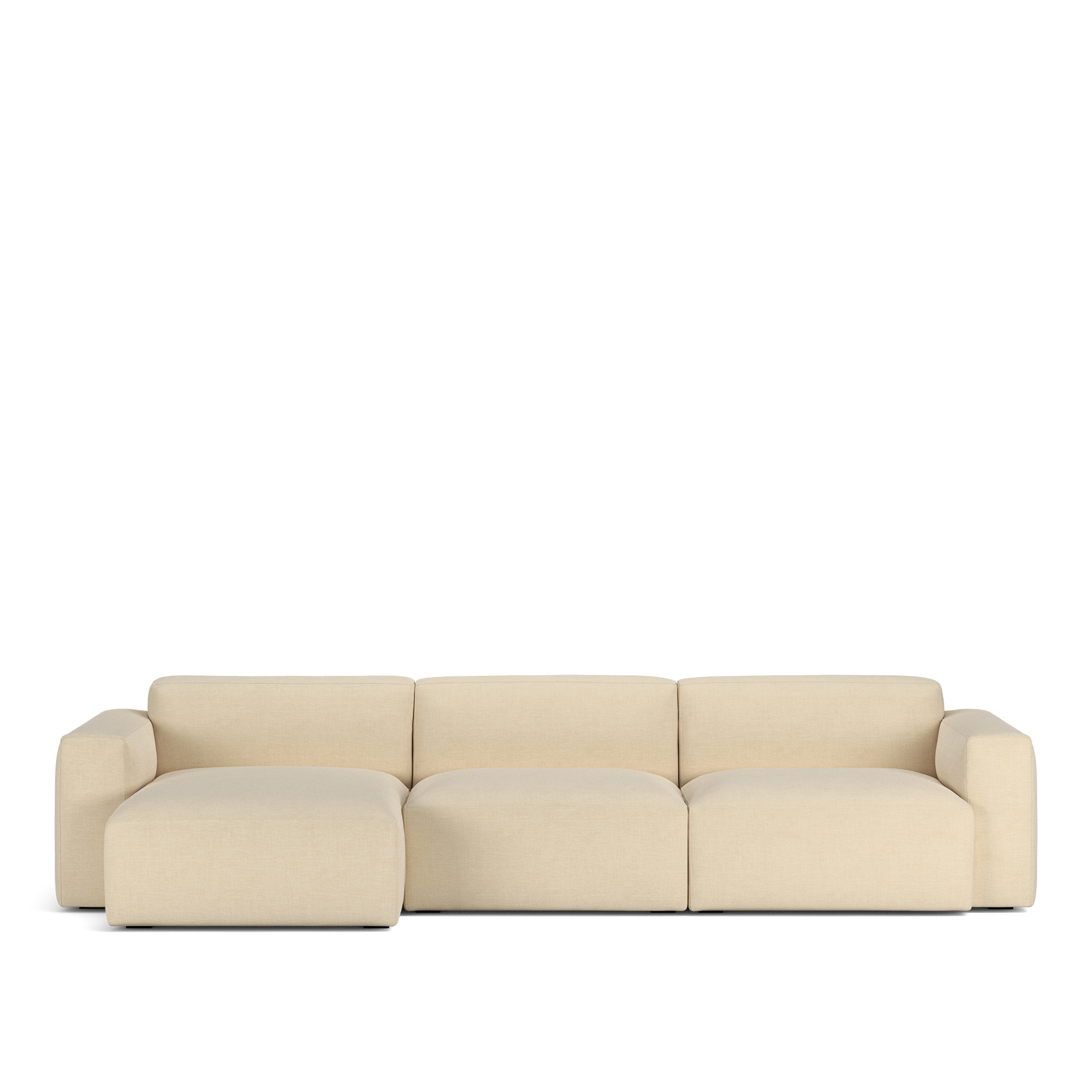 NOGA - Brick 3-Seater Chaise Lounge Left Sienna 101 Removable Upholstery - Soffor