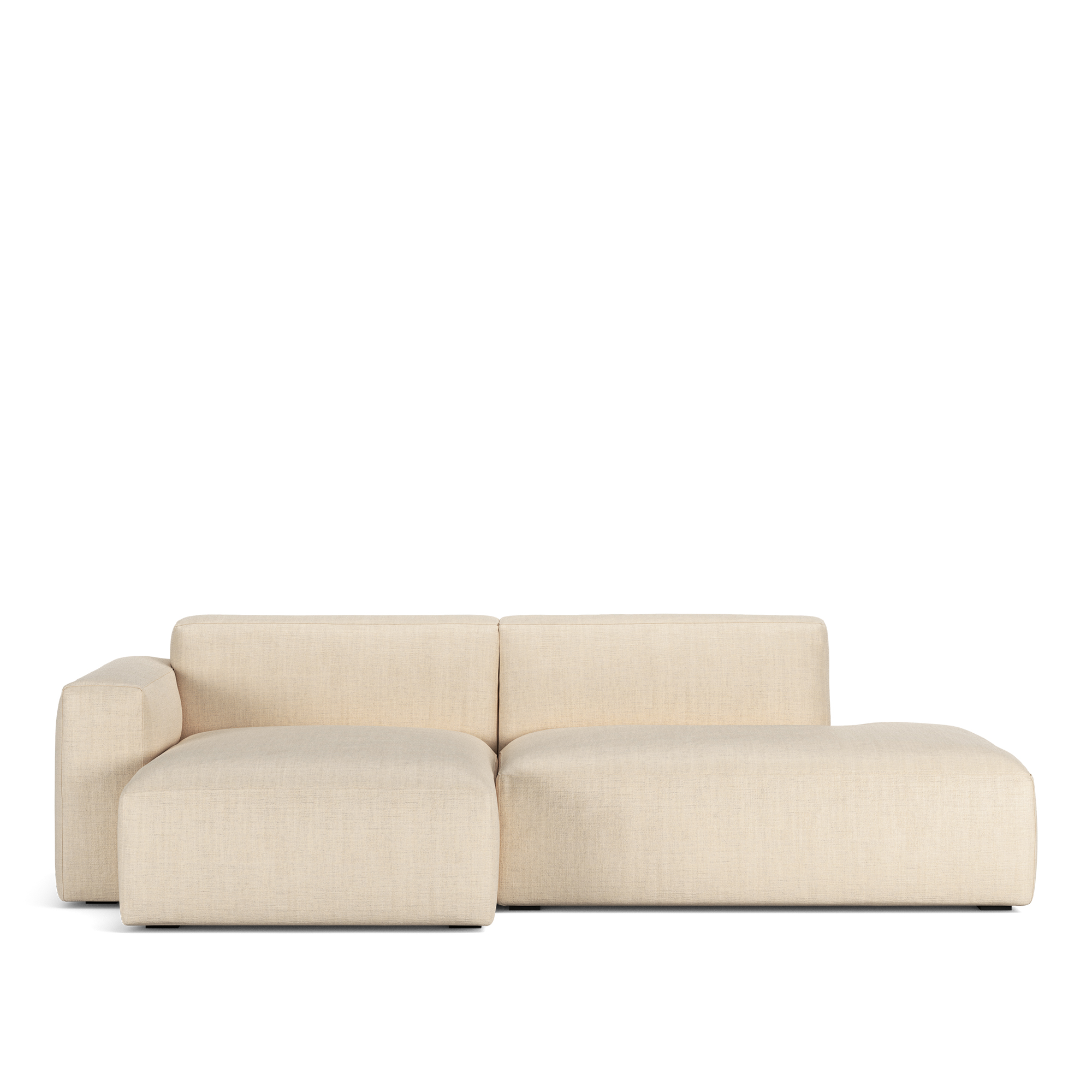 no ga - brick 2-seater chaise lounge open end right indianskop 15 fixed upholstery - soffor - no ga studio