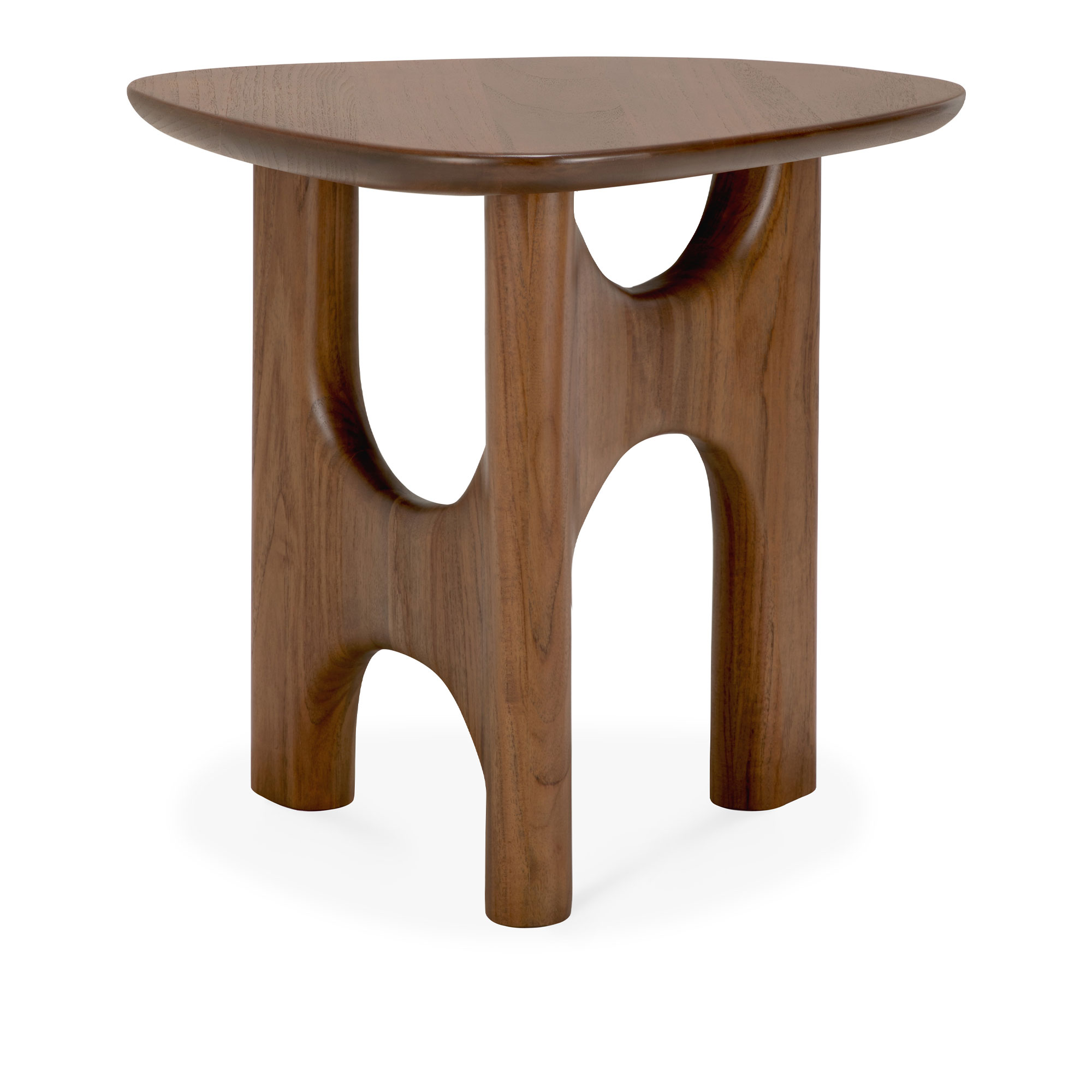 Ethnicraft - Flow sidobord teak wild brown - Sidobord - Brun - Trä