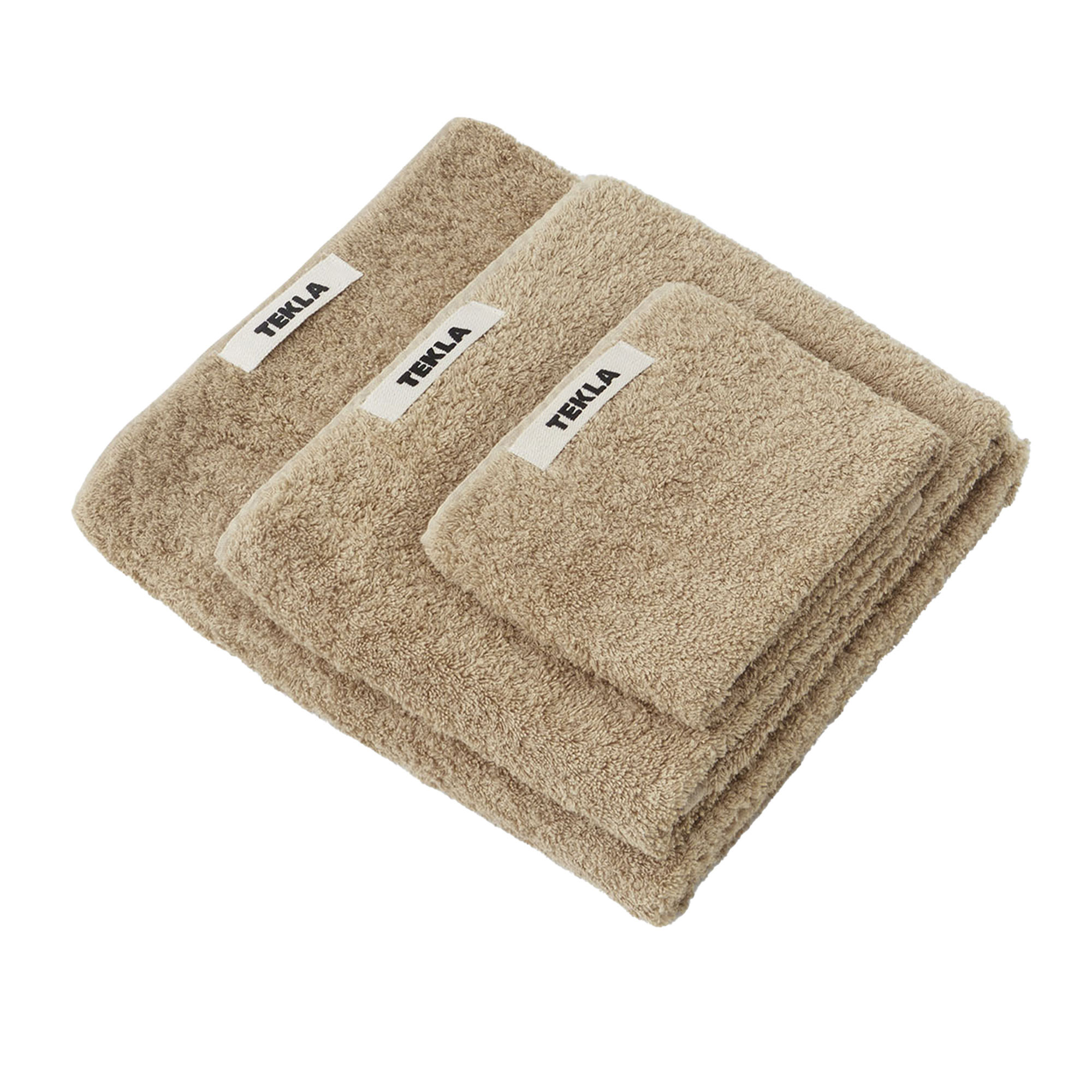 Tekla - Terry Towel 50x80 cm - Sienna - Handdukar och badlakan - Beige